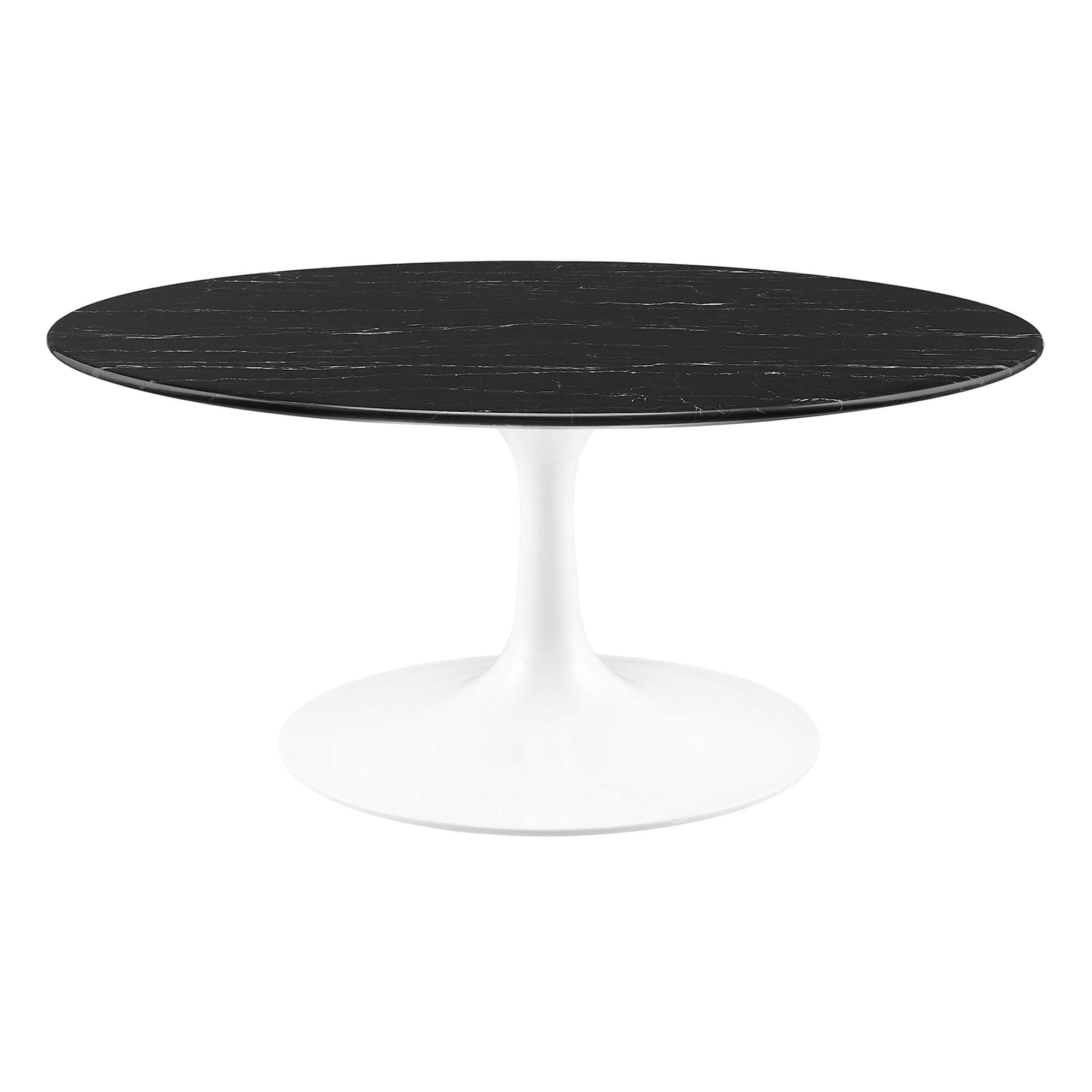 Lippa Round Artificial Marble Coffee Table view 1