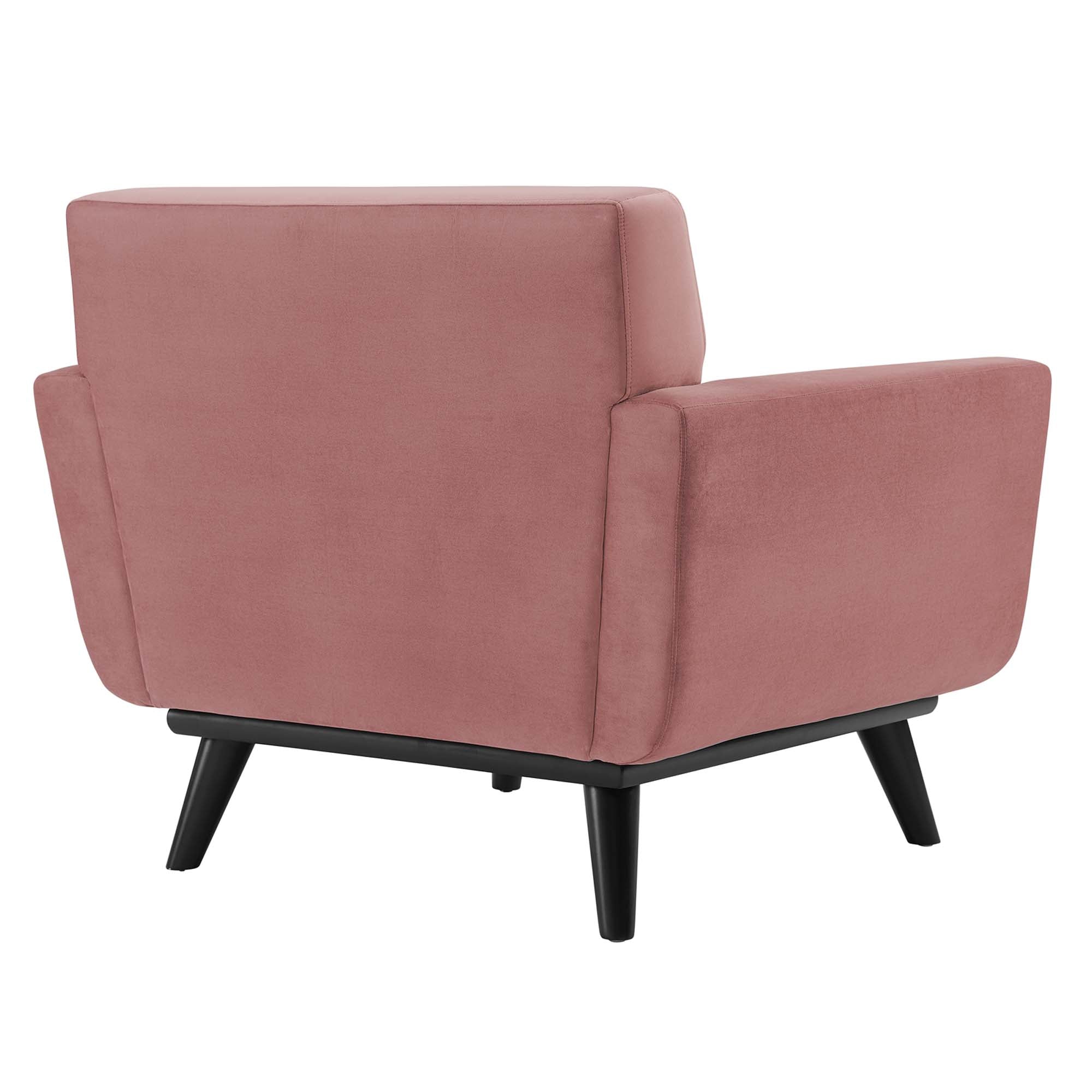Engage Channel Tufted Performance Velvet Armchair view 6
