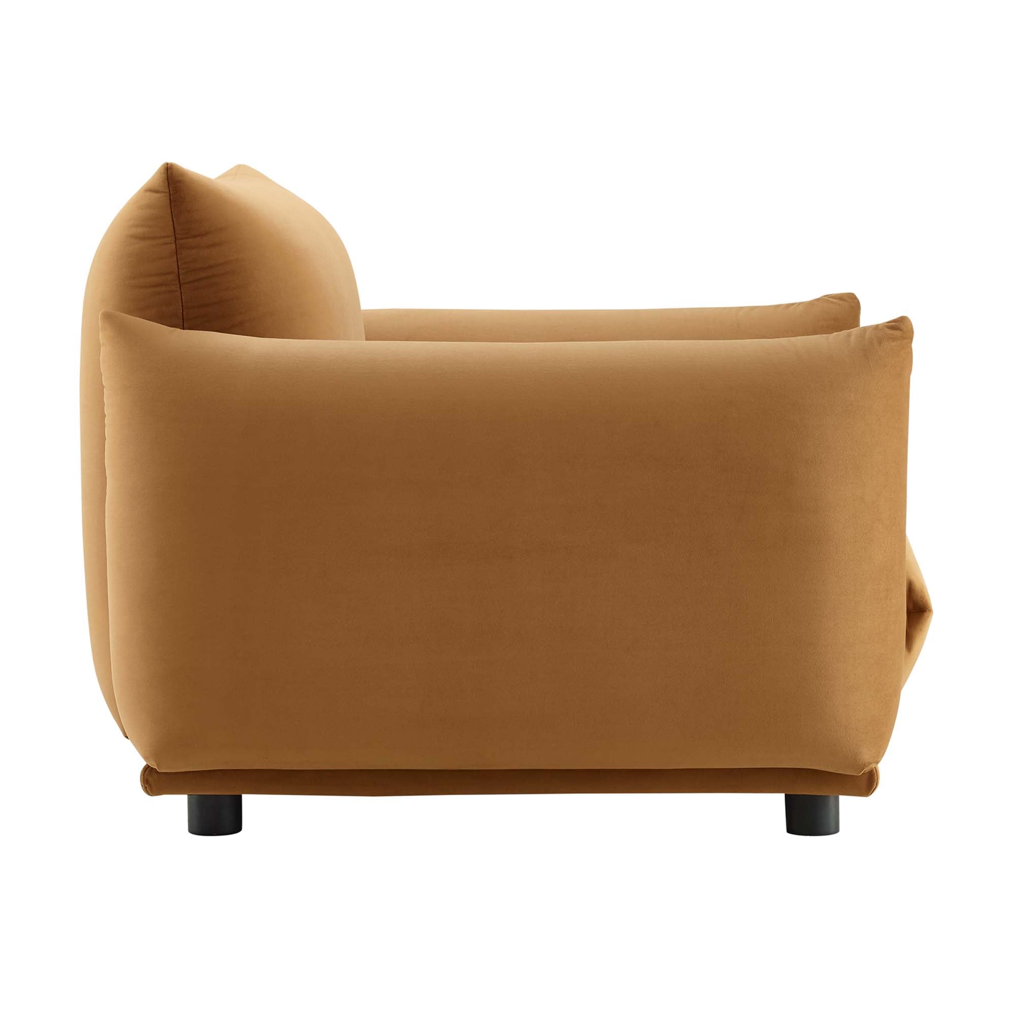 Copious Performance Velvet Armchair view 5