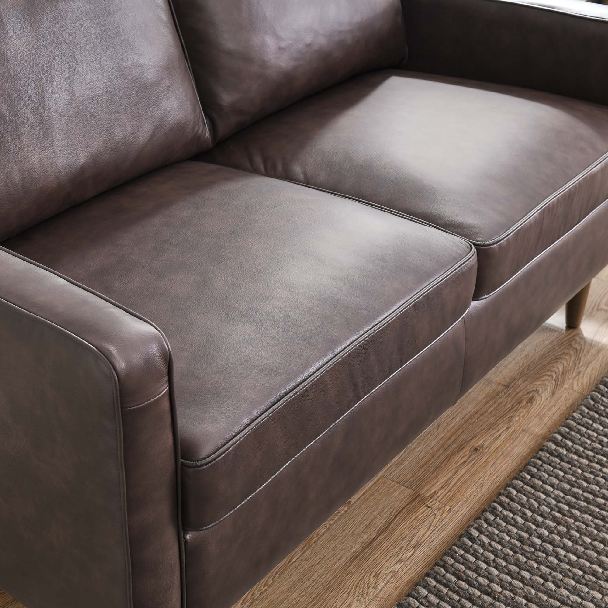 Impart Genuine Leather Loveseat view 4