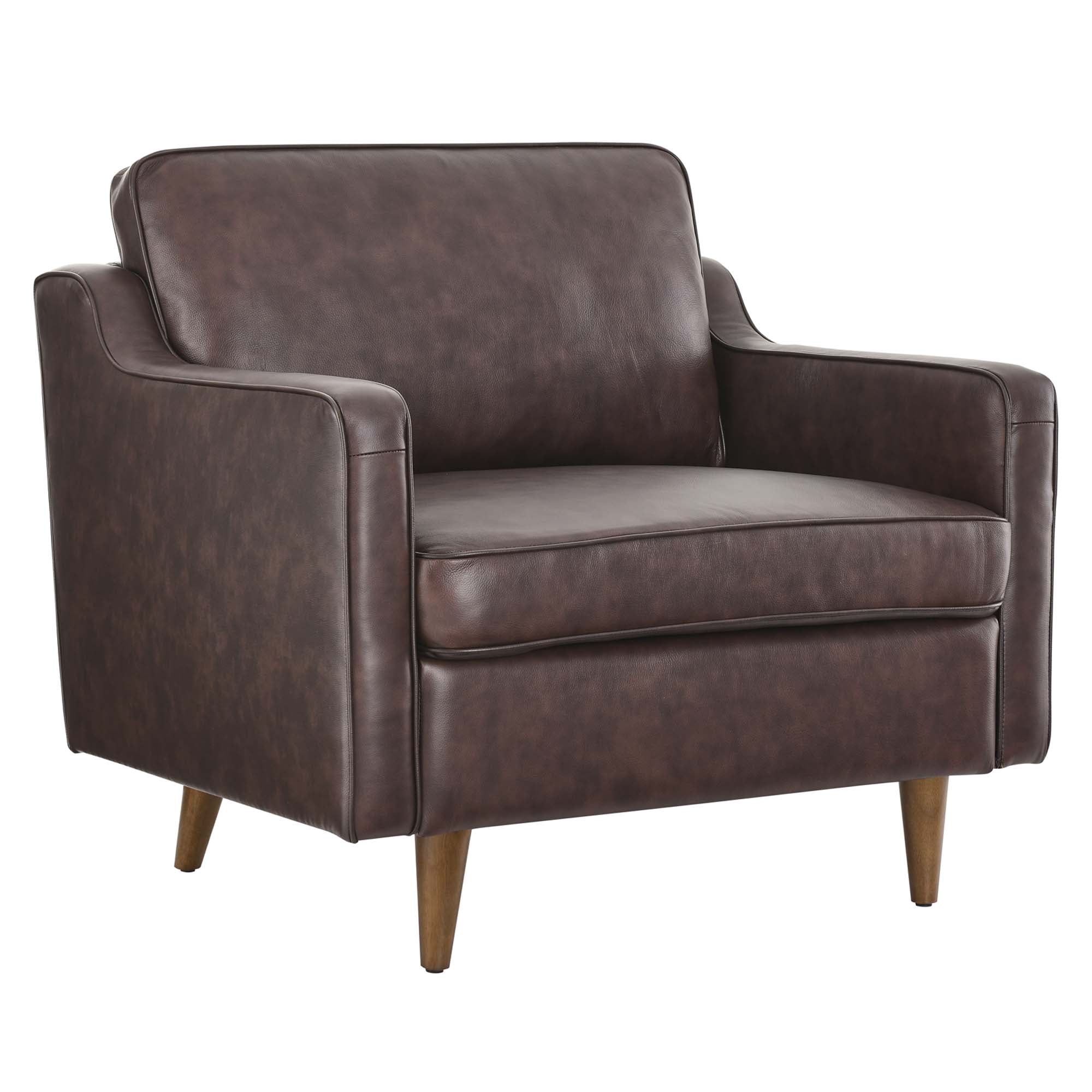 Impart Genuine Leather Armchair view 1