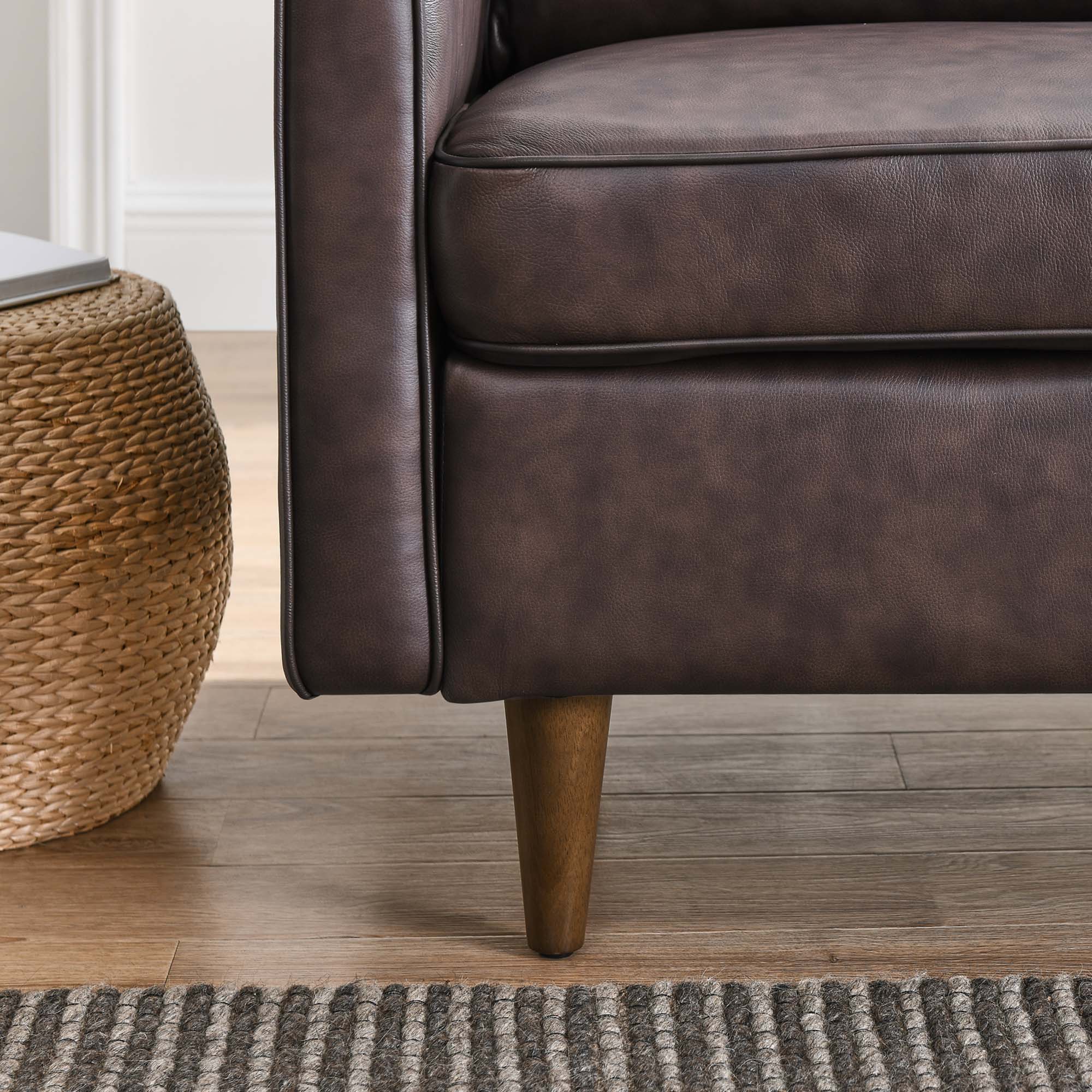 Impart Genuine Leather Armchair view 4