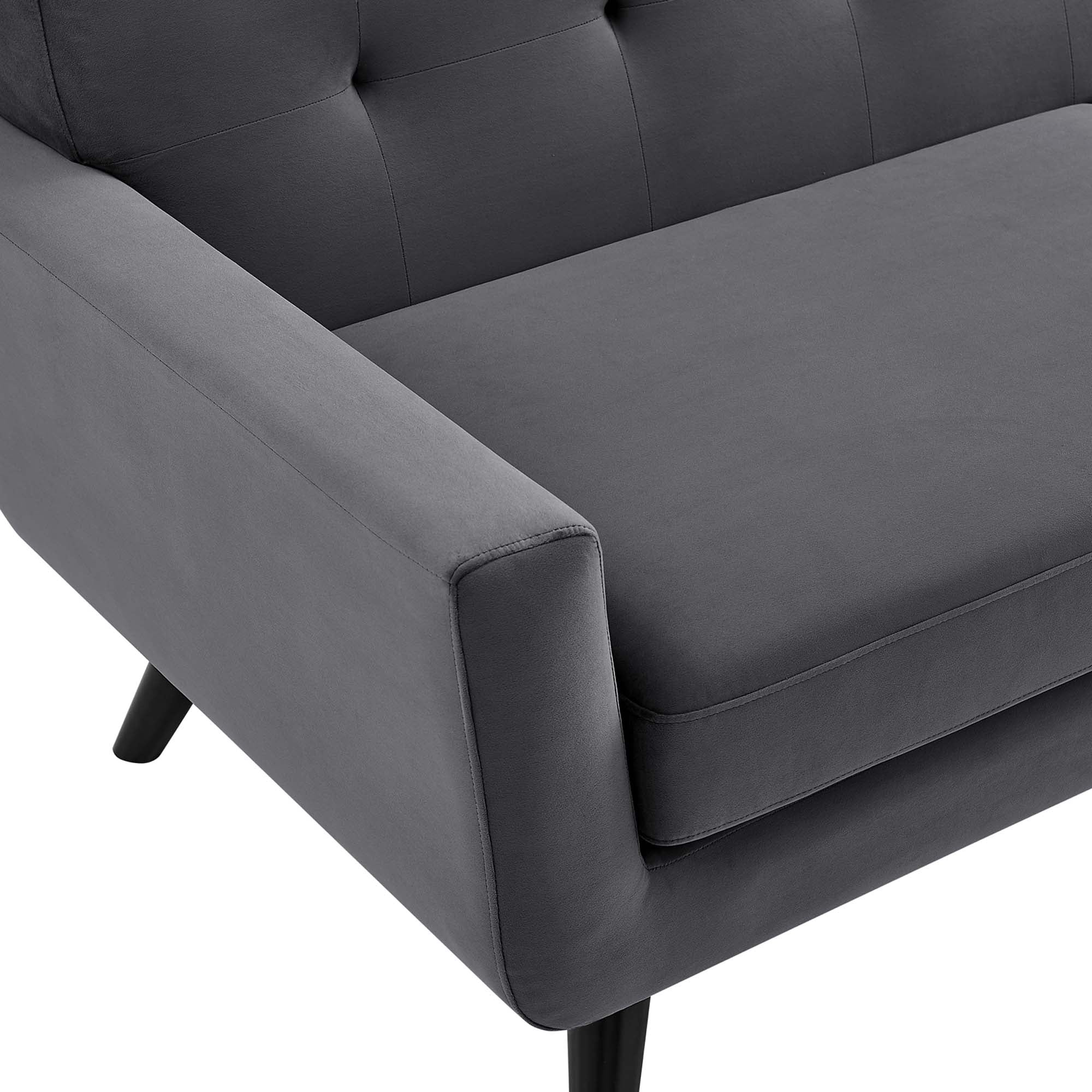 Engage Performance Velvet Sofa view 8