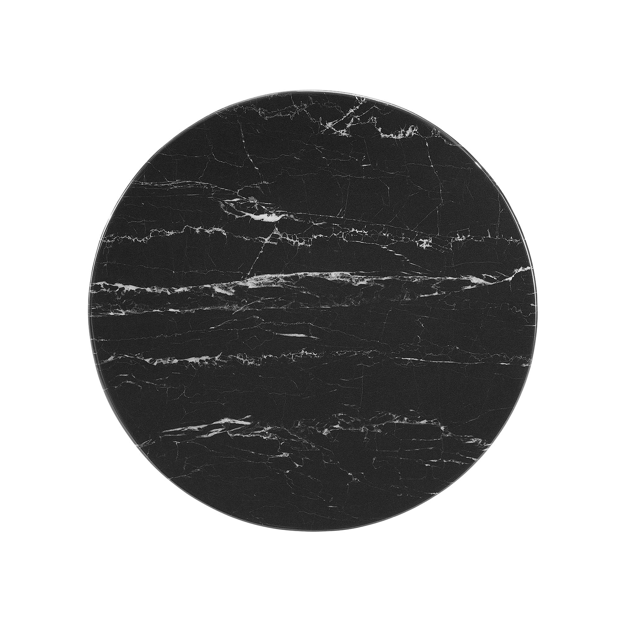 Lippa Round Artificial Marble Side Table - Image 6