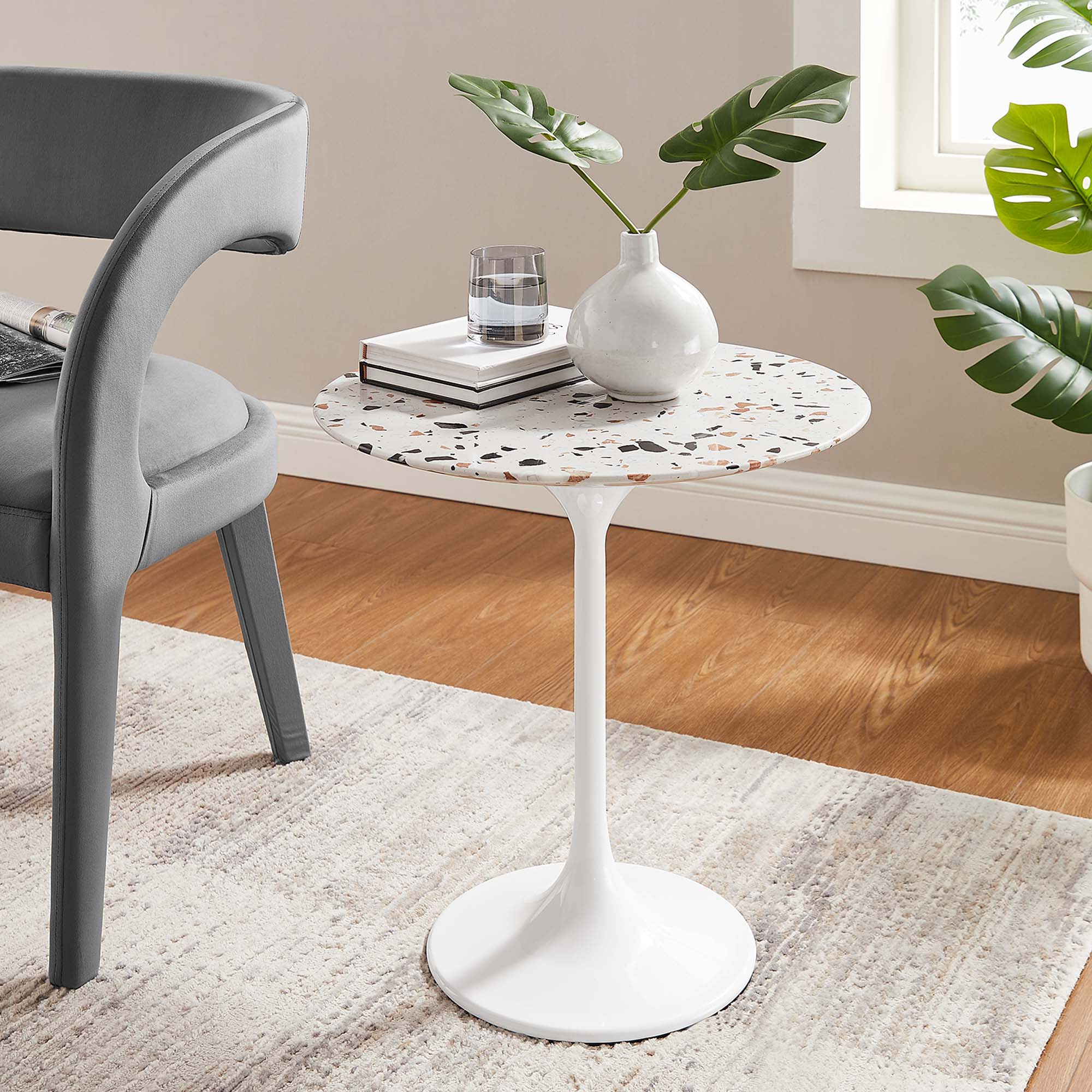 Lippa Round Terrazzo Side Table - Image 2