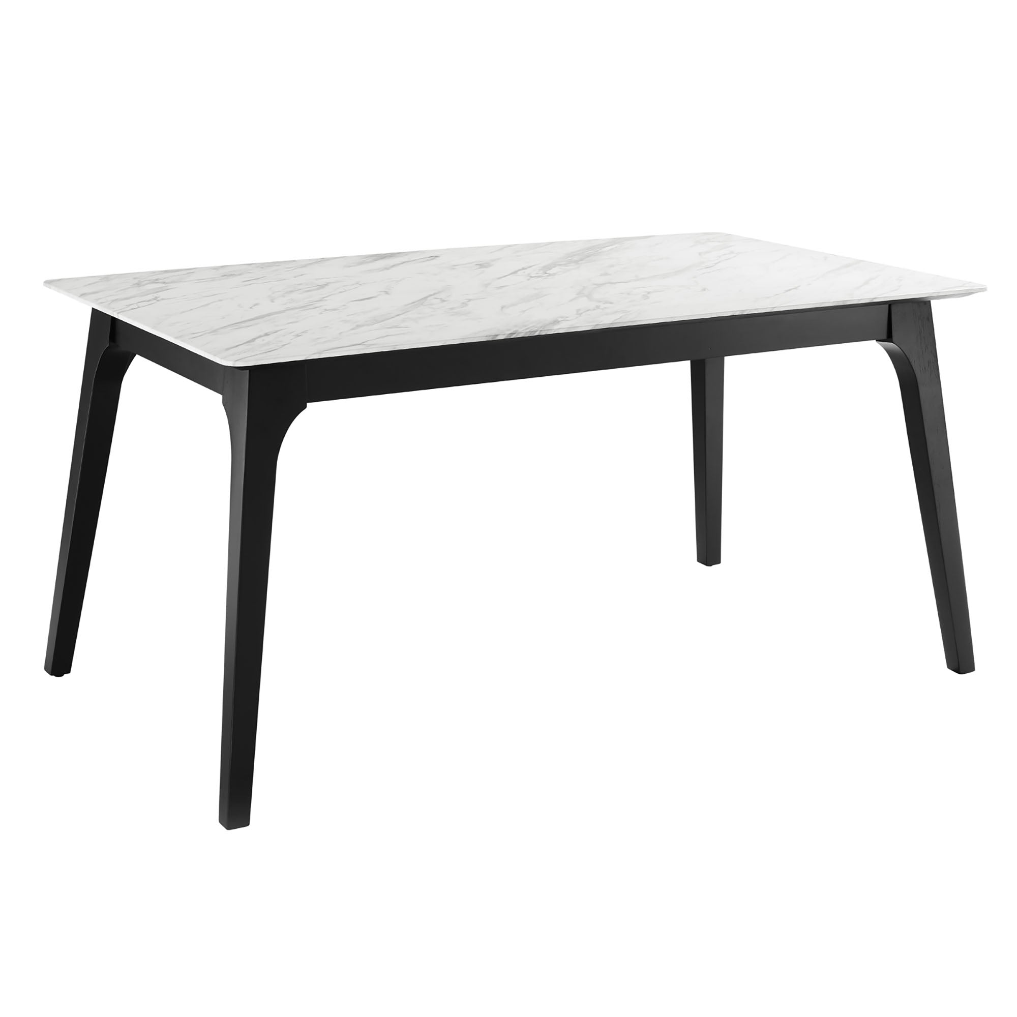 Juxtapose 63″ Rectangular Performance Artificial Marble Dining Table view 1