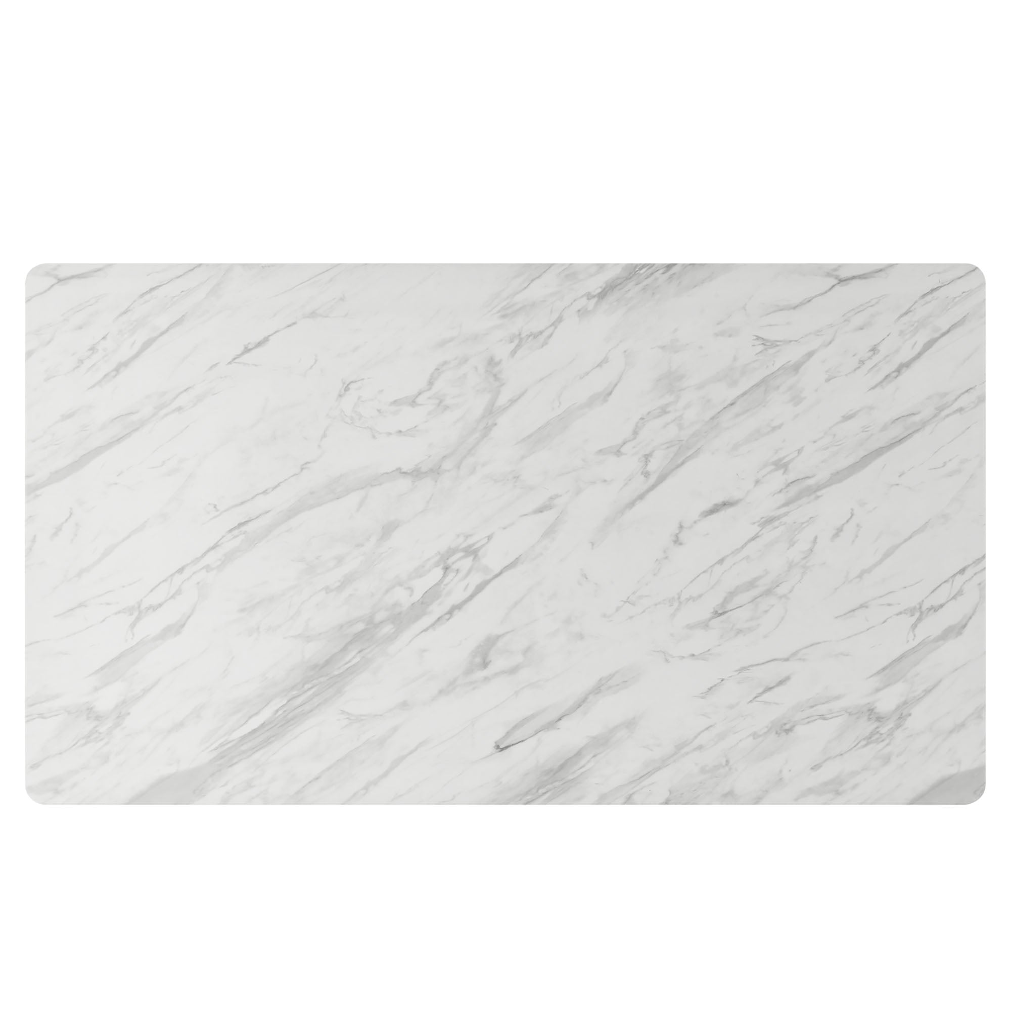 Juxtapose 63″ Rectangular Performance Artificial Marble Dining Table view 8