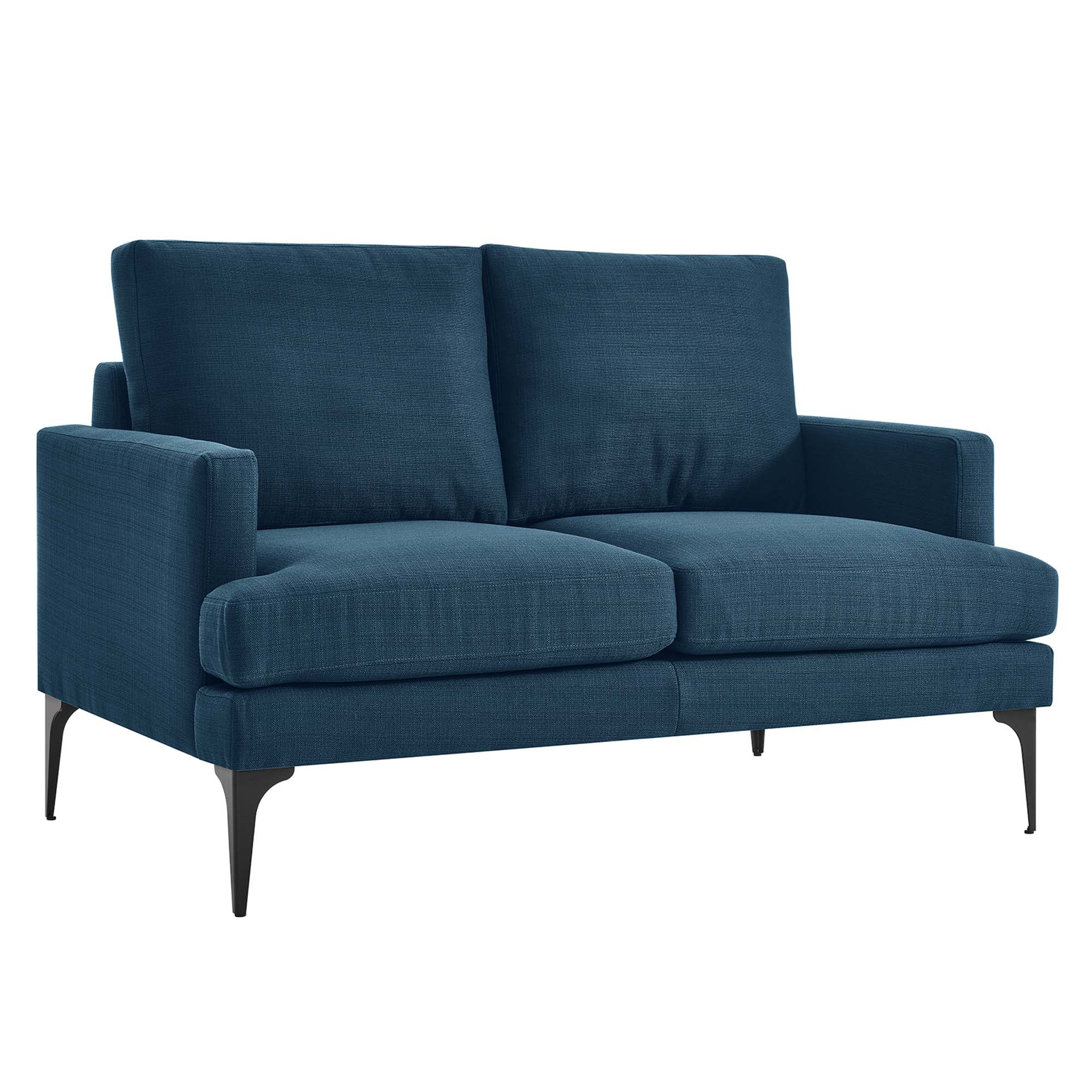 Evermore Upholstered Fabric Loveseat view 1