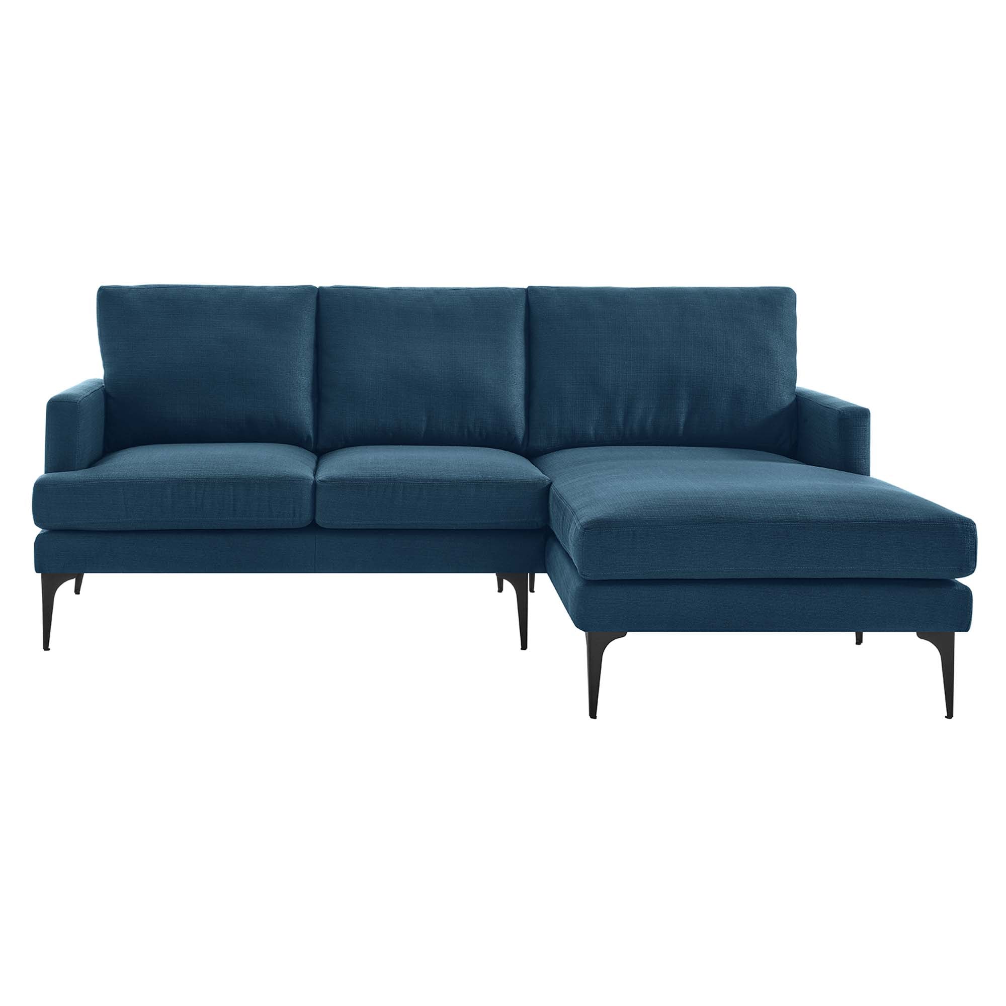Evermore Right-Facing Upholstered Fabric Sectional Sofa view 7