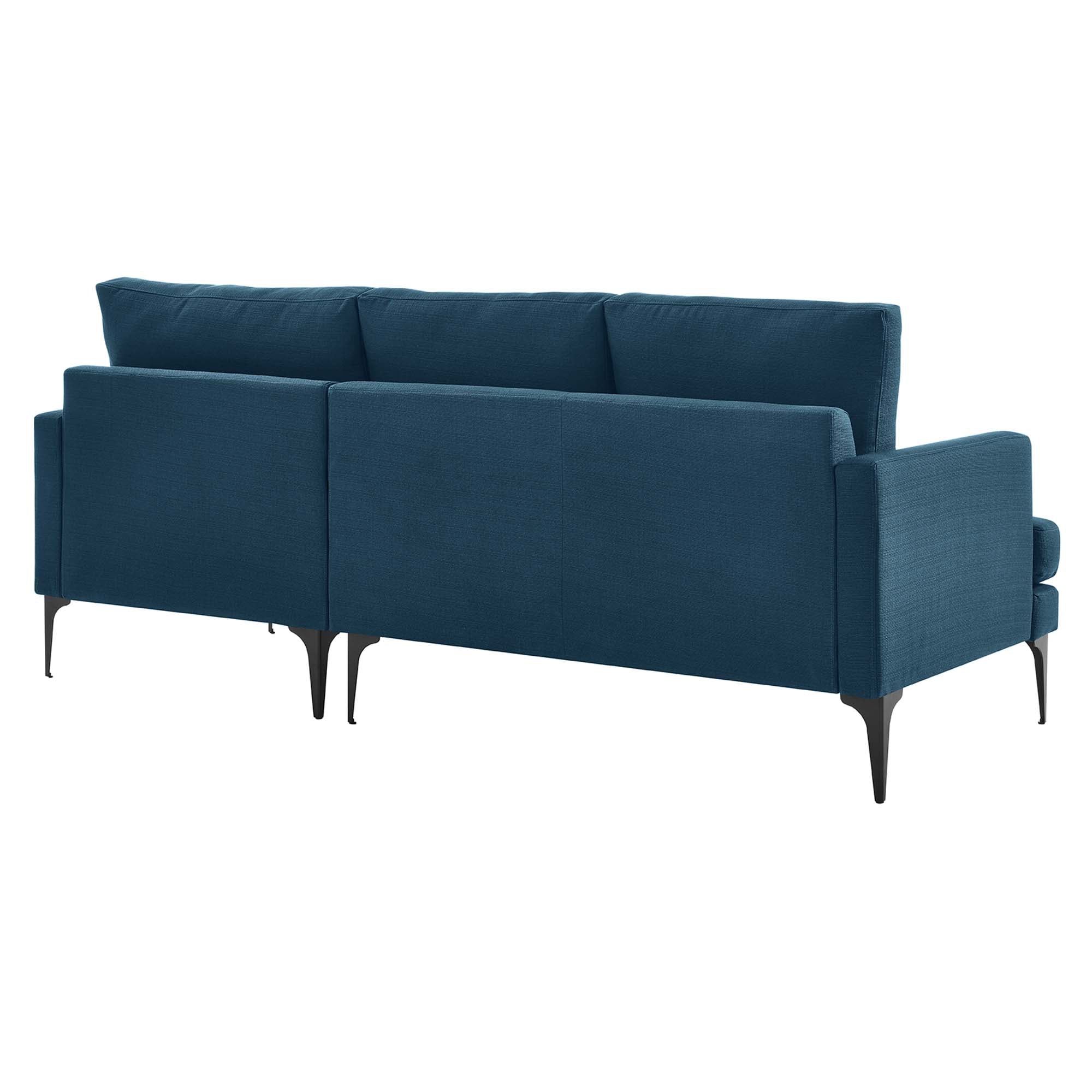 Evermore Right-Facing Upholstered Fabric Sectional Sofa view 6