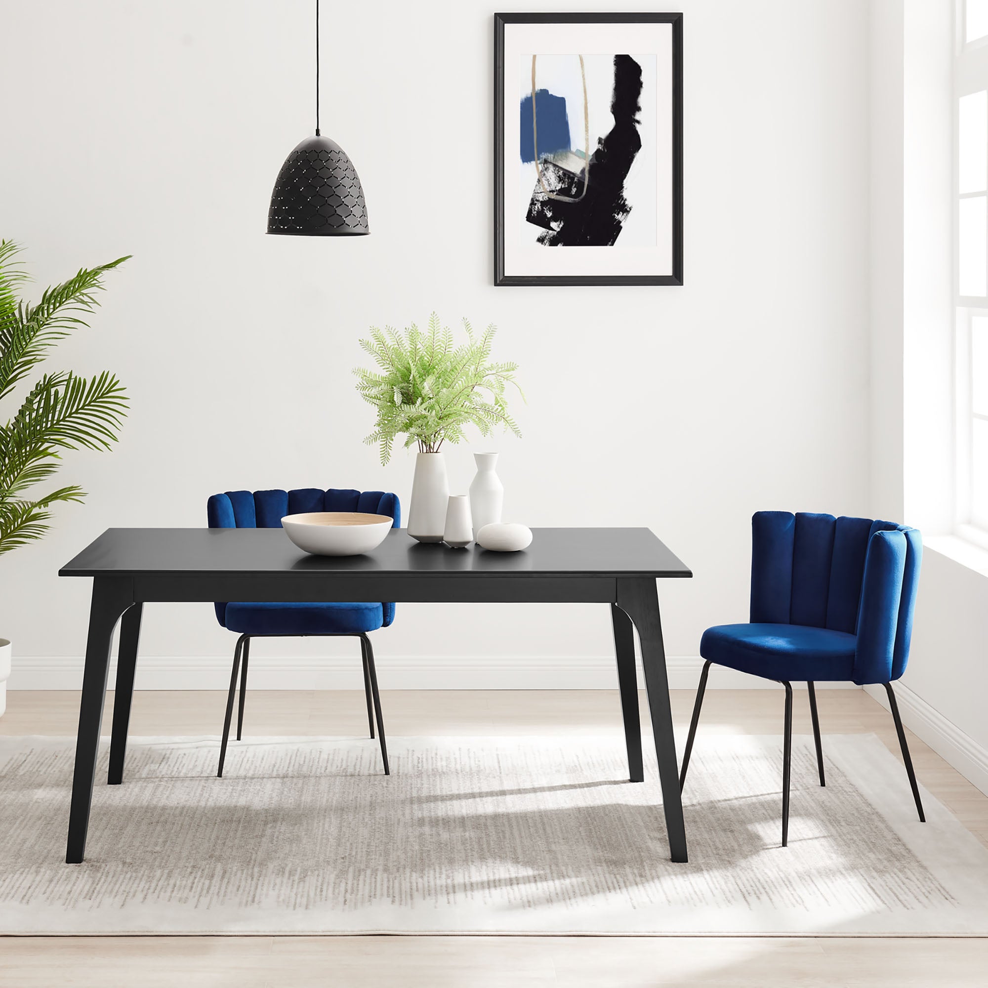 Juxtapose 63″ Rectangle Dining Table view 2