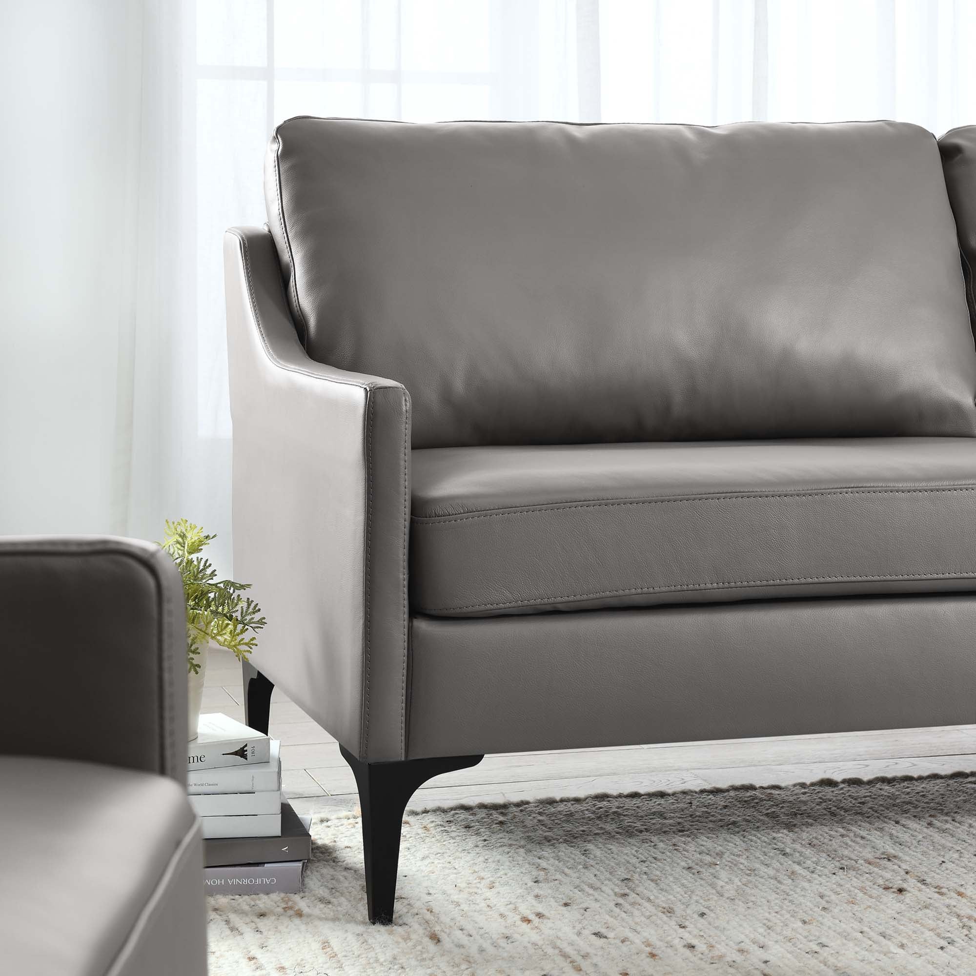 Corland Leather Sofa view 4