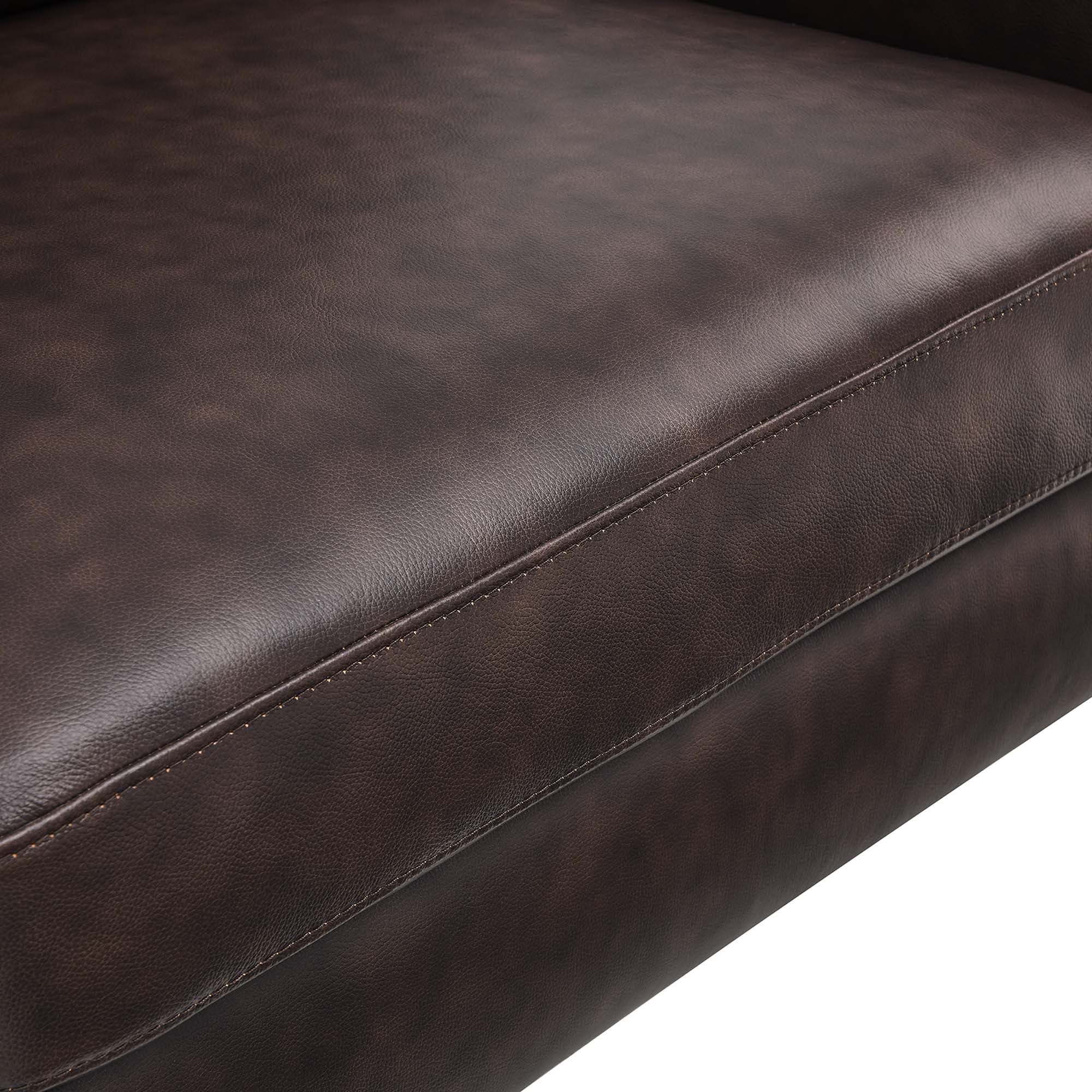 Corland Leather Loveseat view 8