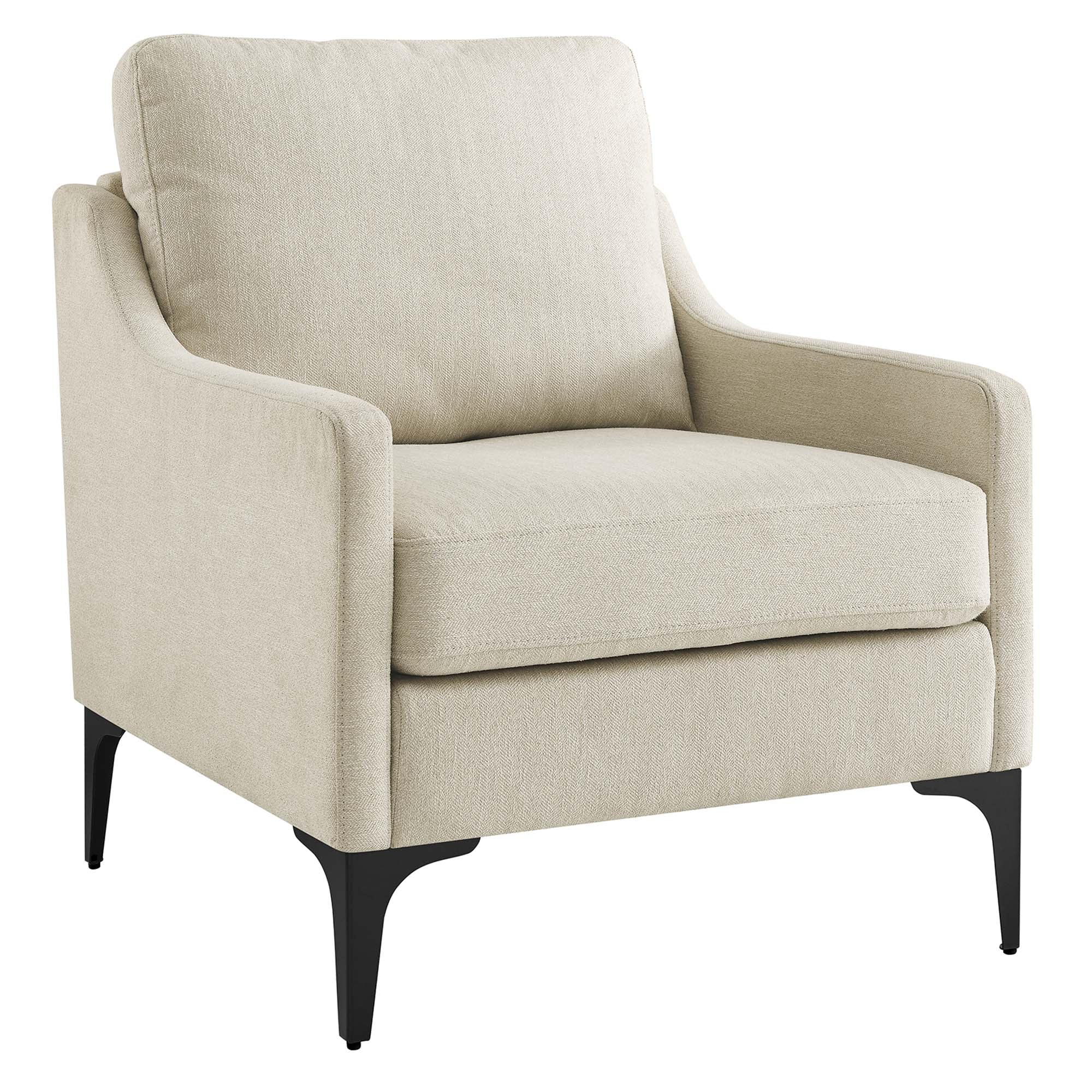 Corland Upholstered Fabric Armchair view 1