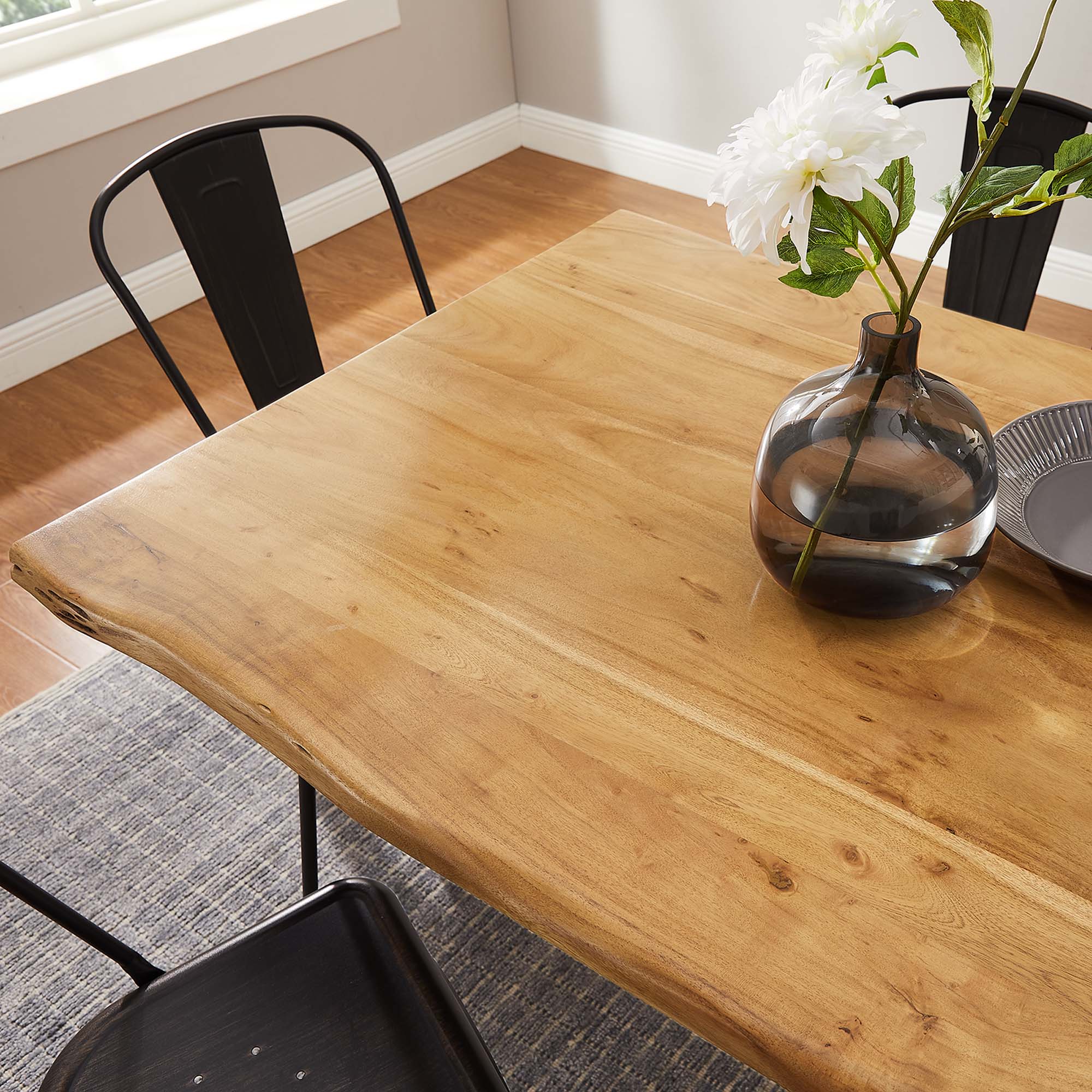 Ardor 60″ Live Edge Acacia Wood Acacia Wood Dining Table view 6