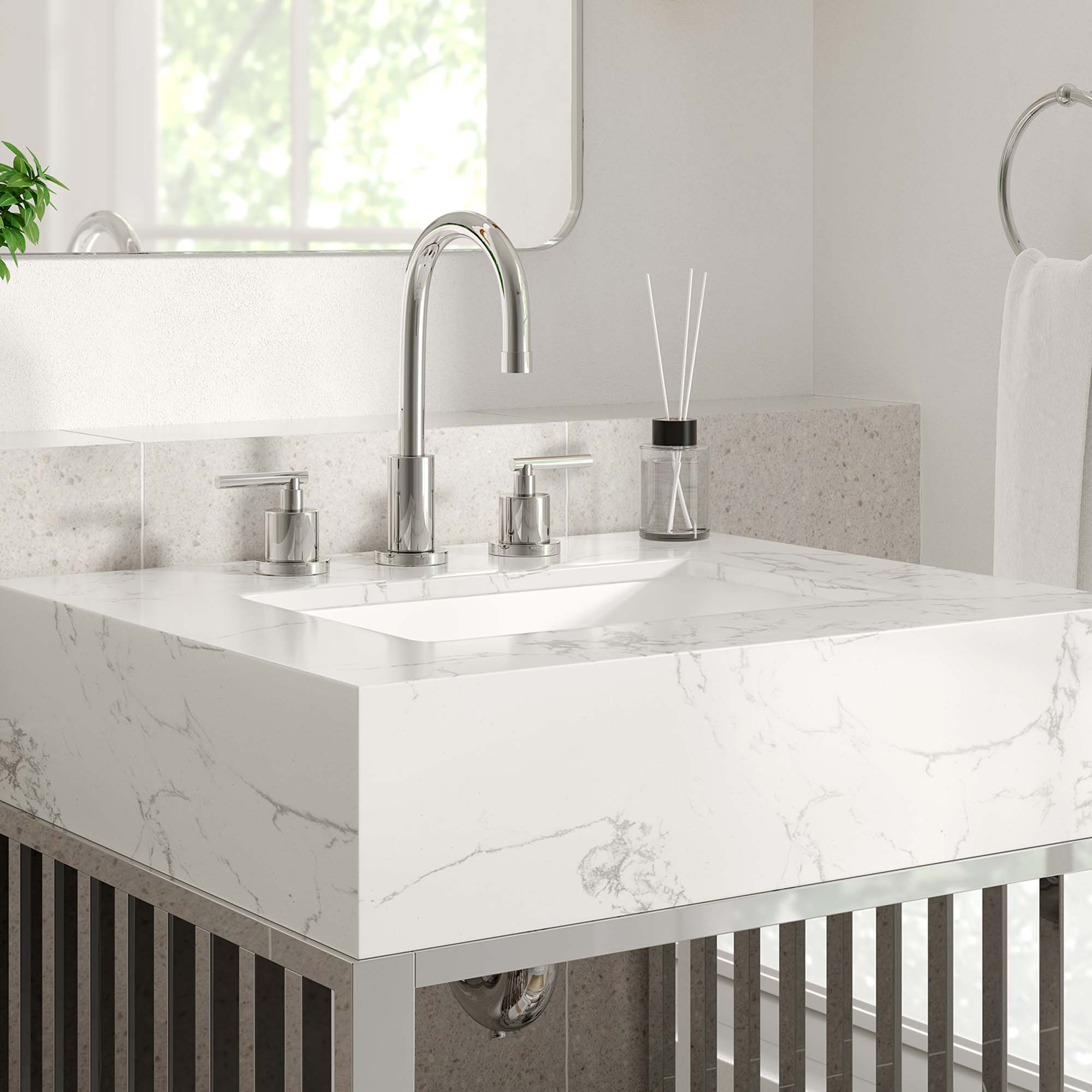 Gridiron Bathroom Vanity Basin Included view 4
