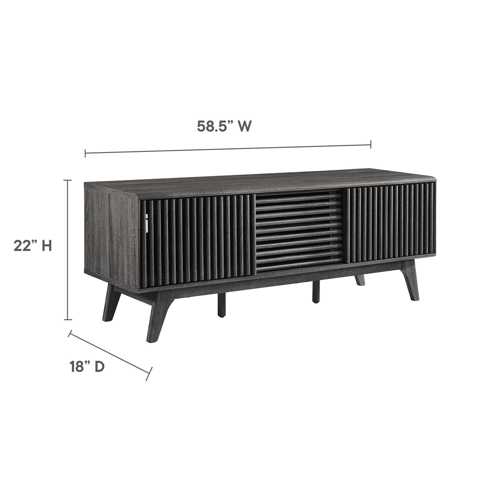 Iterate 59″ TV Stand view 4