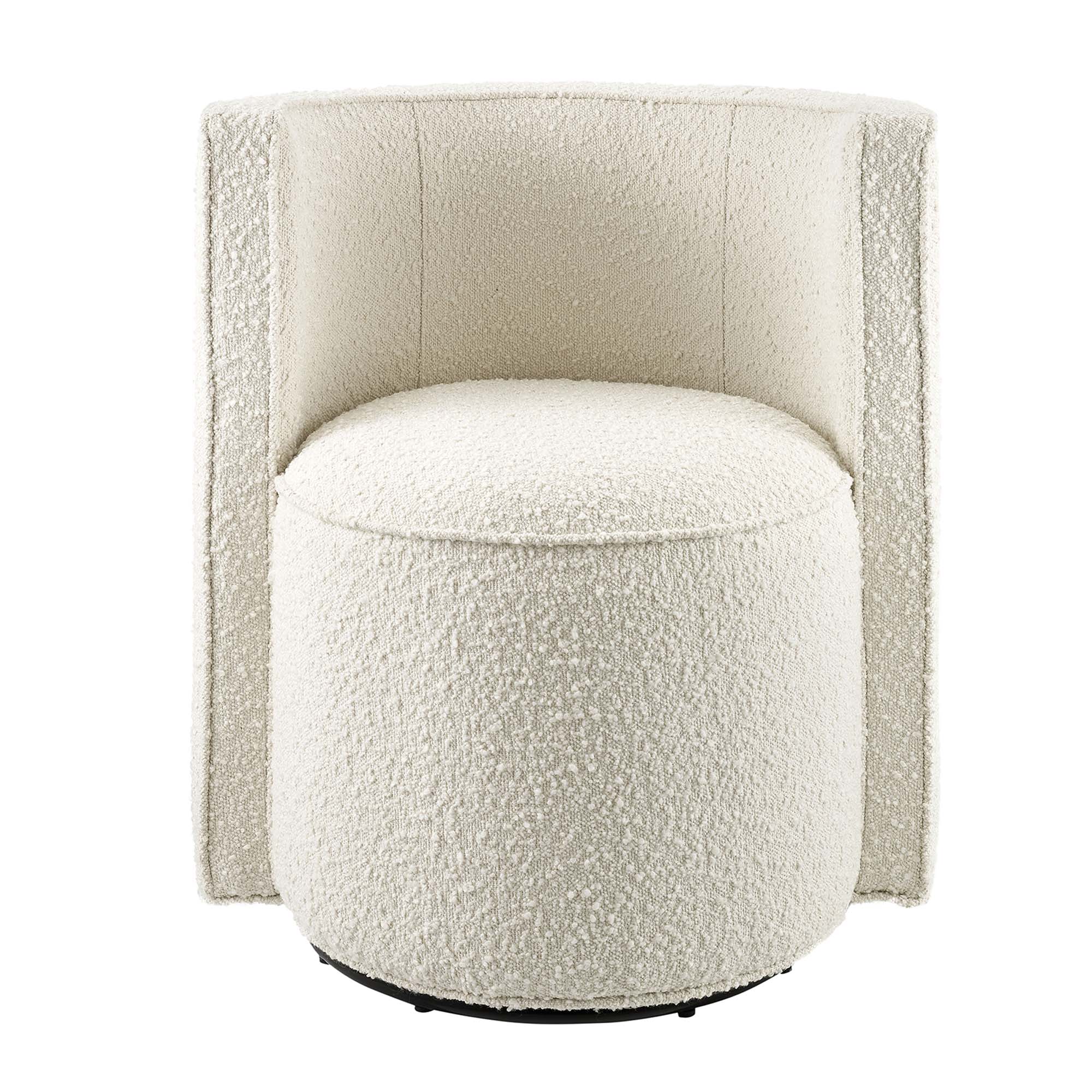 Della Boucle Fabric Swivel Chair view 8