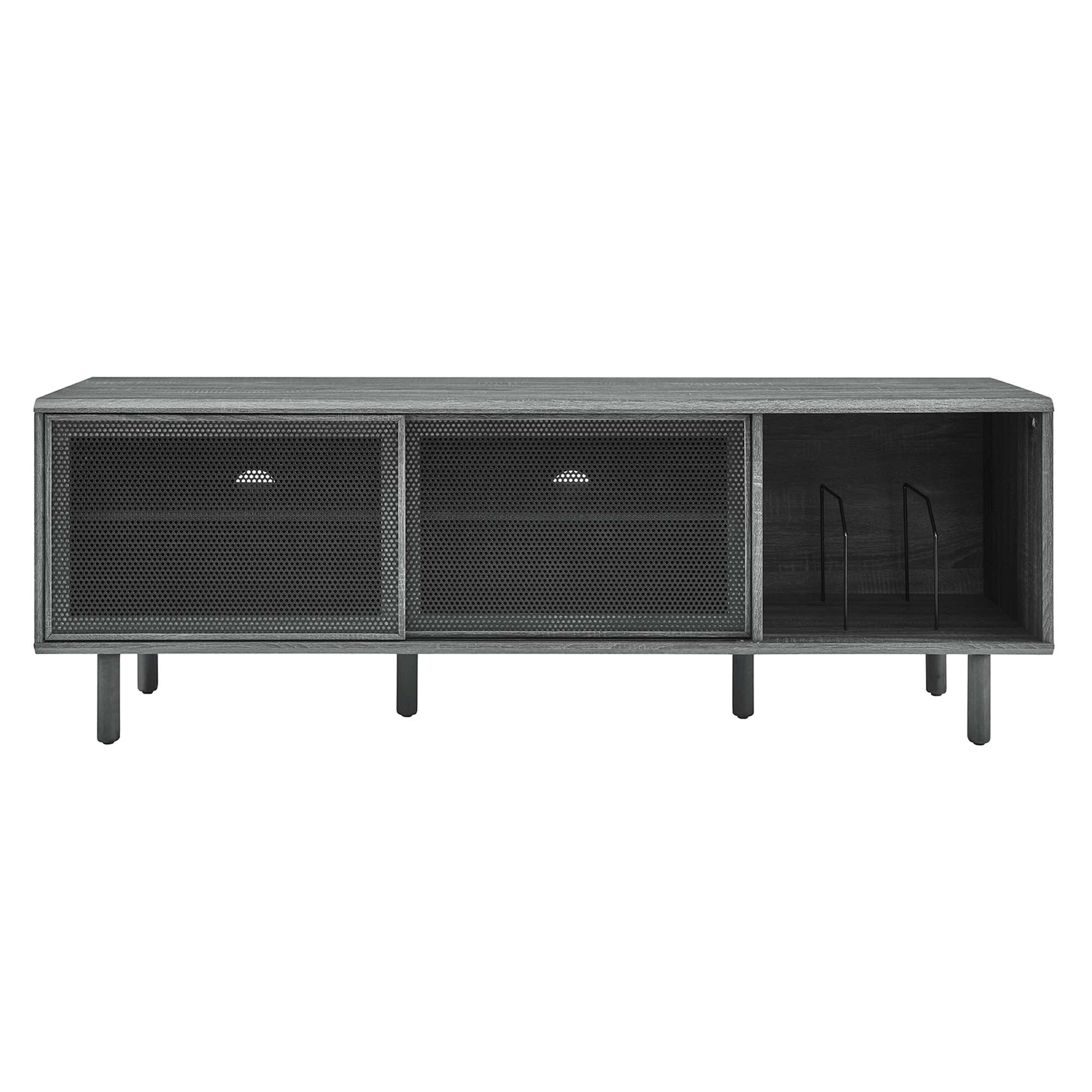Kurtis 67″ TV and Vinyl Record Stand view 7