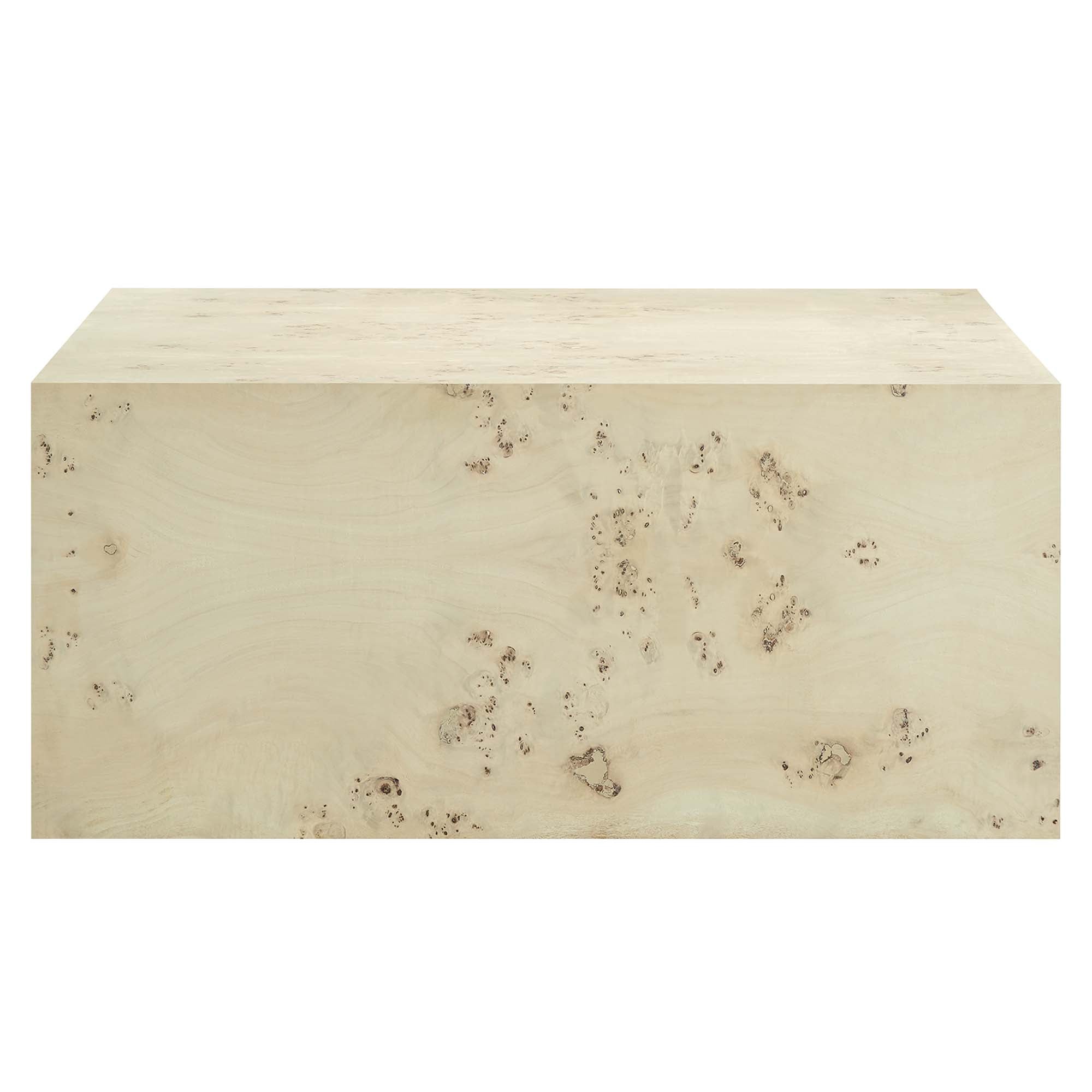 Cosmos 36″ Square Burl Wood Coffee Table view 8