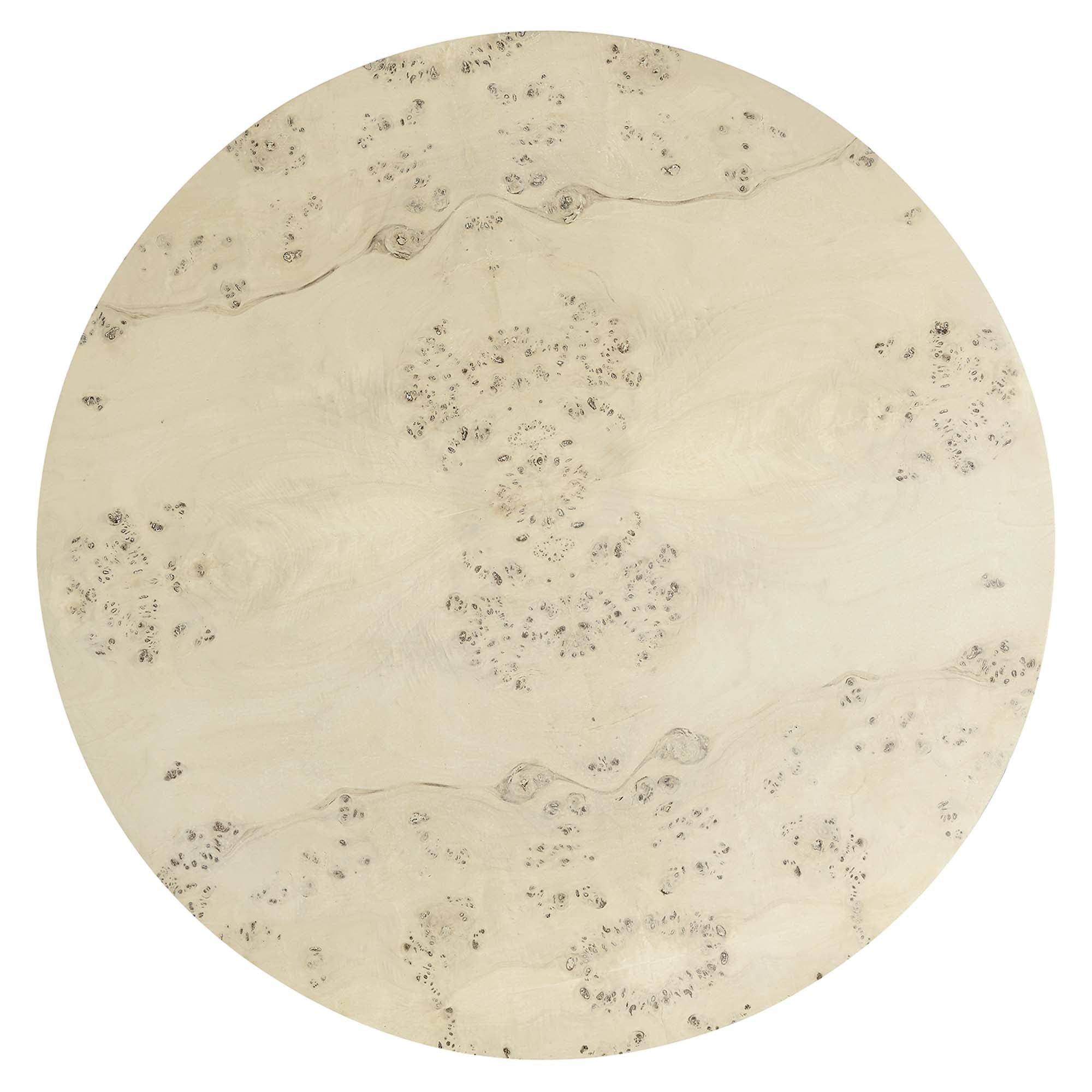 Cosmos 35″ Round Burl Wood Coffee Table view 8