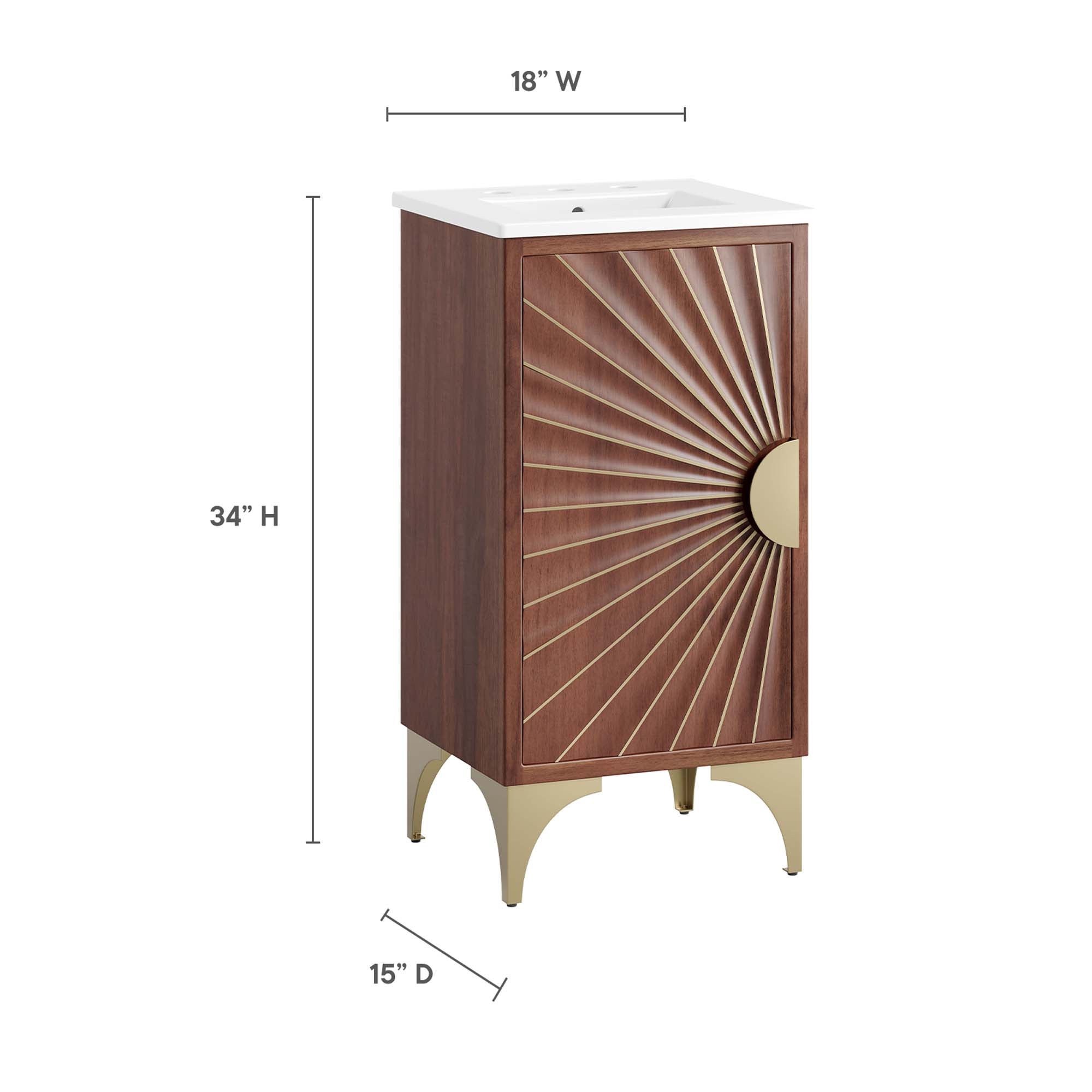 Daylight Bathroom Vanity Basin Included view 4