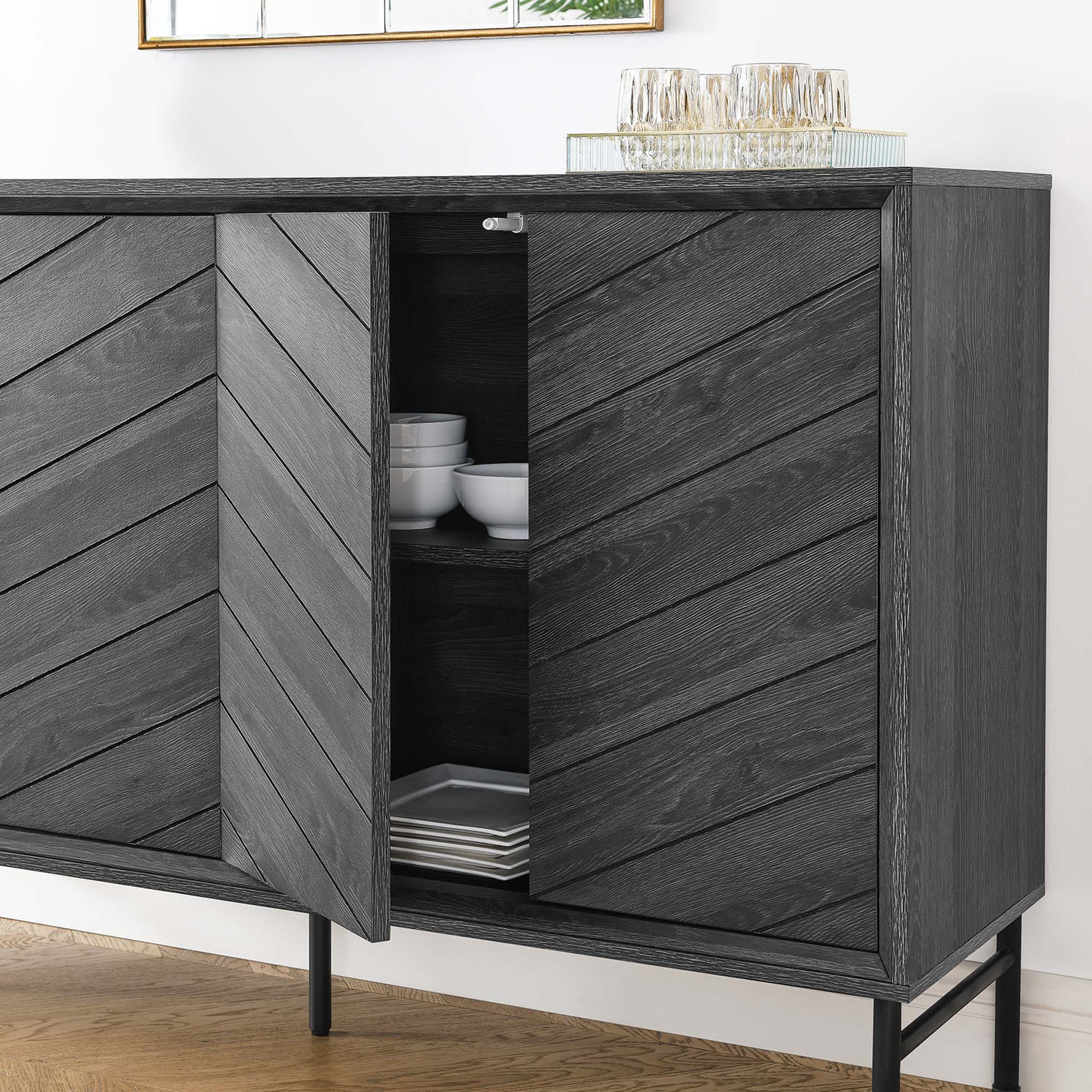 Harper Chevron Sideboard view 7