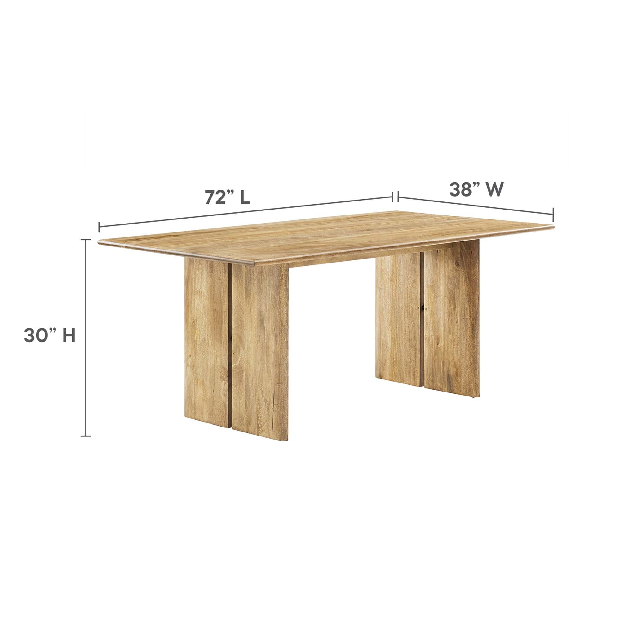 Amistad 72″ Dining Table view 4