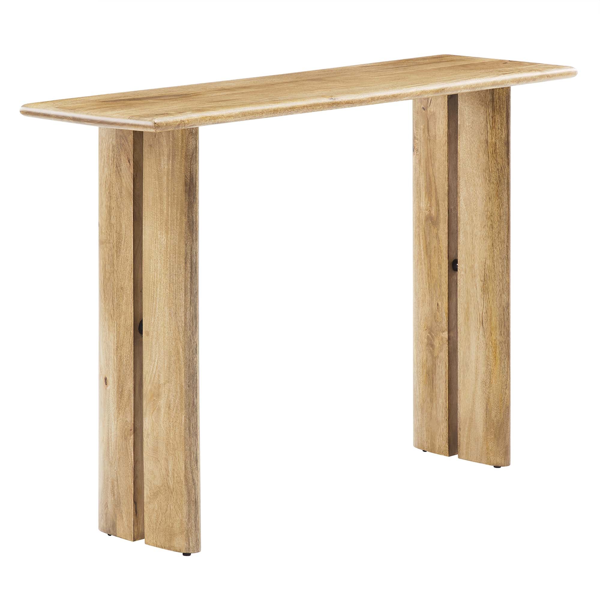 Amistad Wood Console Table view 1