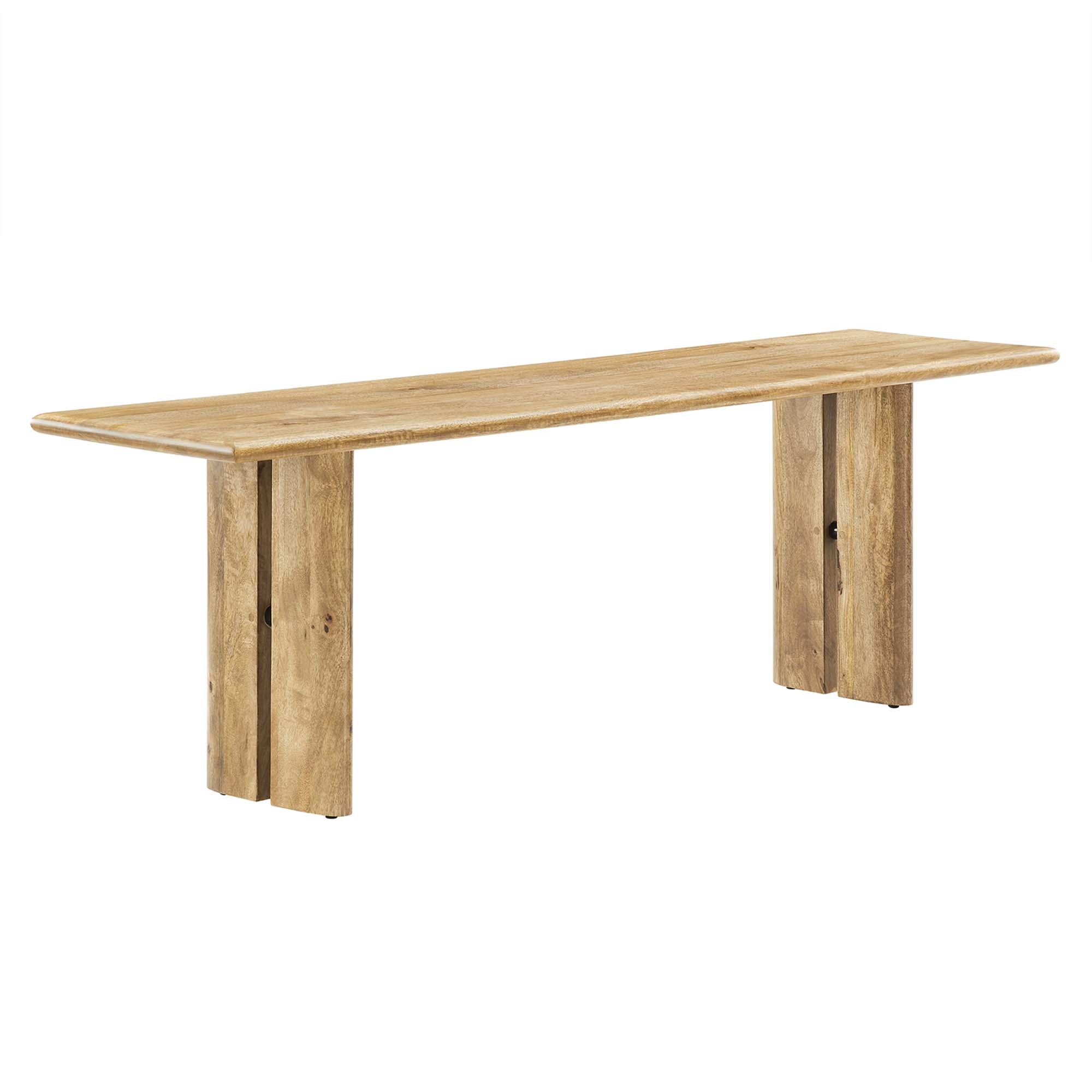 Amistad 58″ Wood Bench view 1