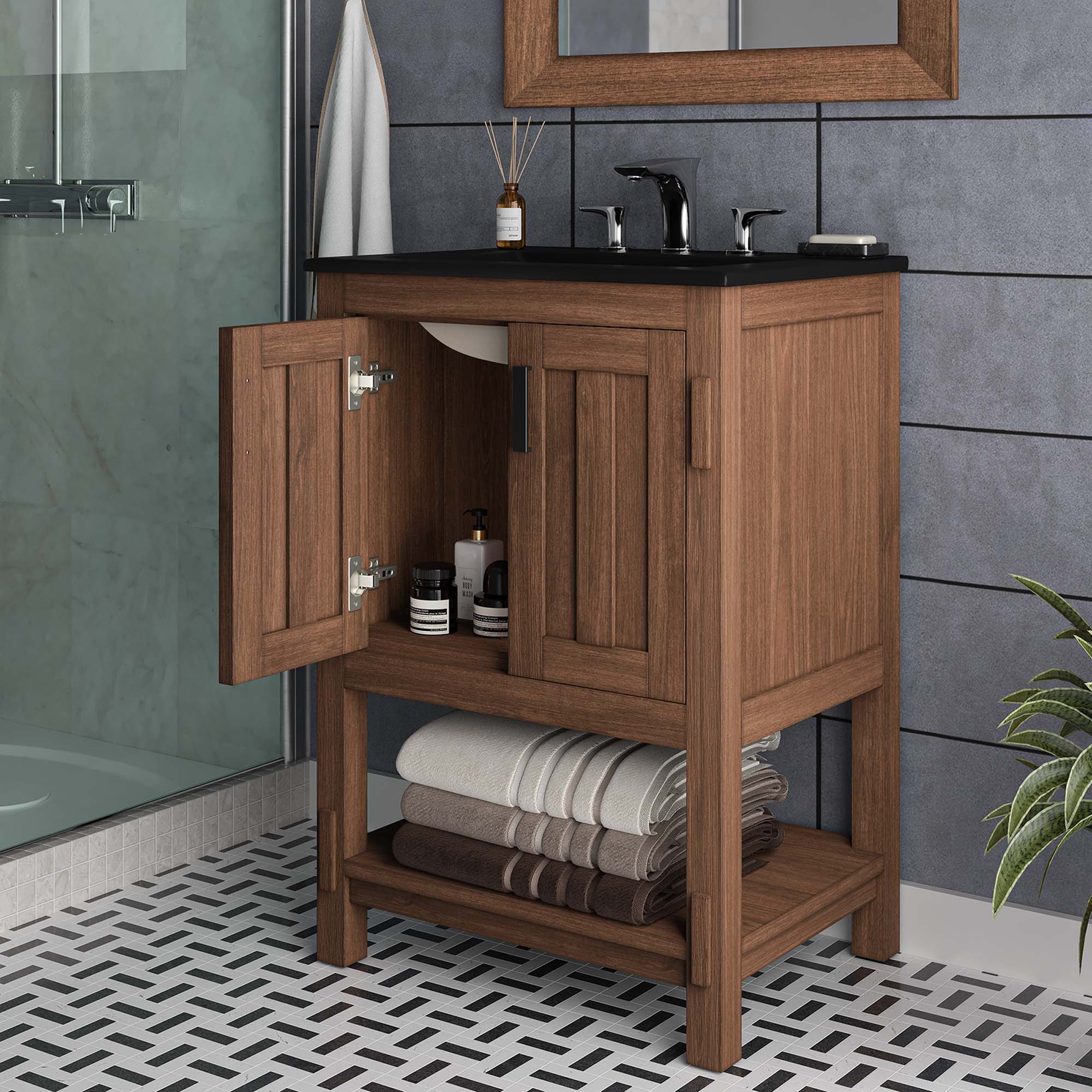 Ashlyn Bathroom Cabinet Basin Not Included view 5