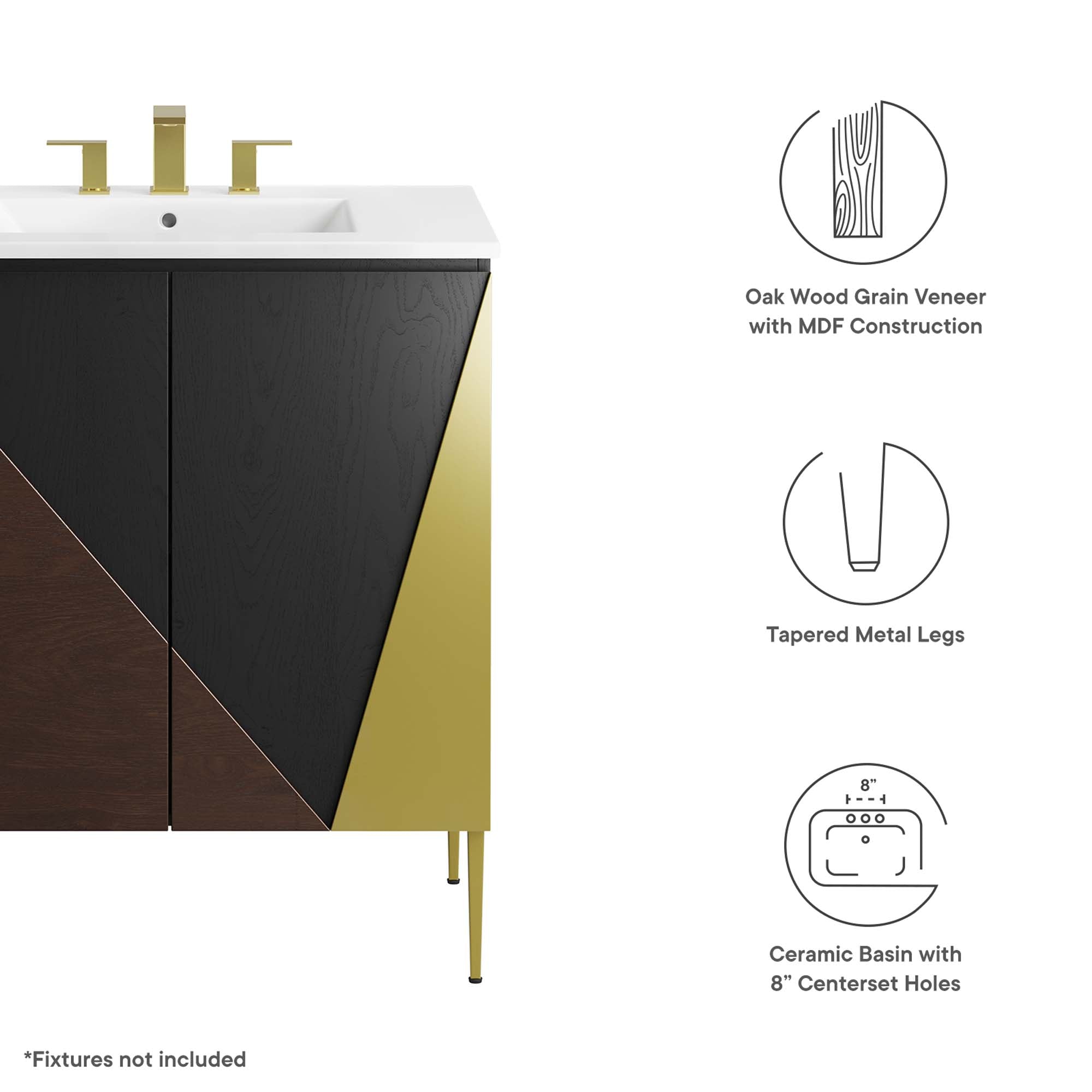 Alchemist Bathroom Vanity Basin Included view 3