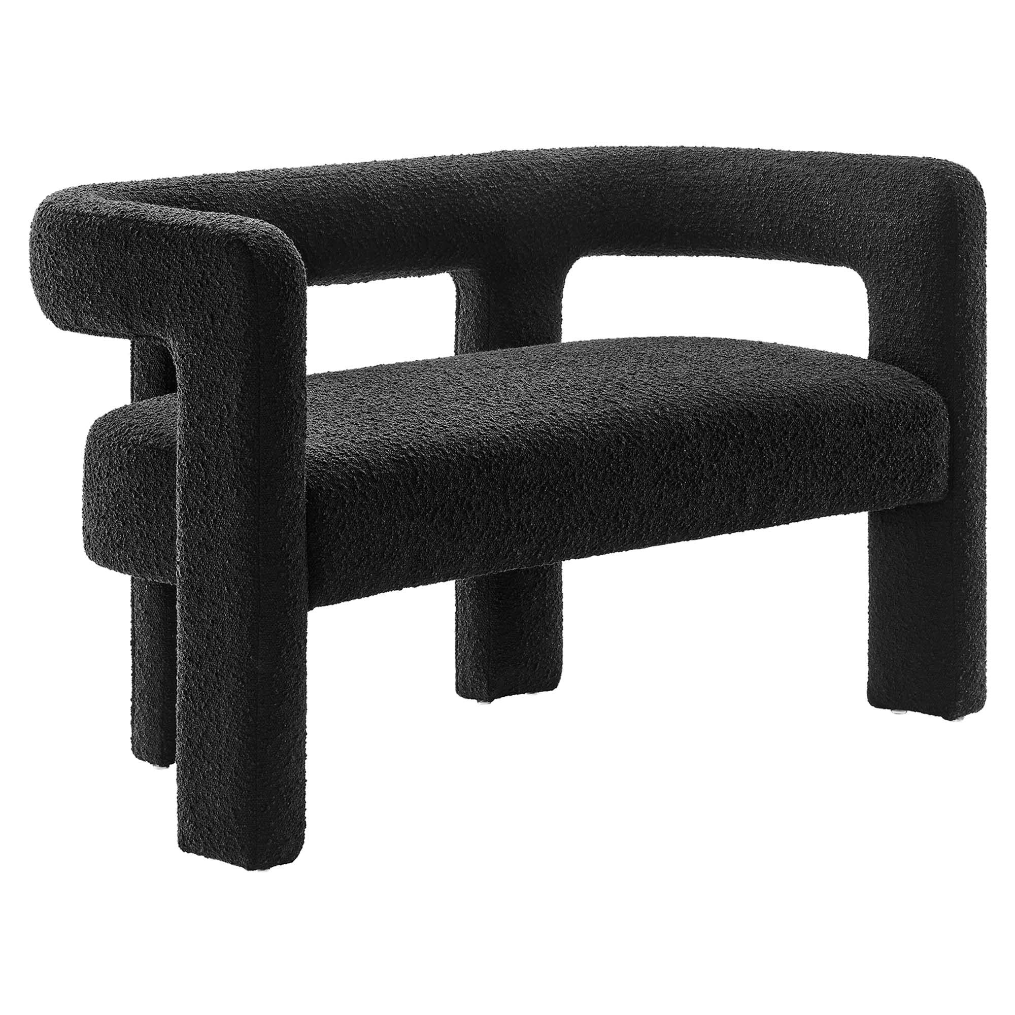 Kayla Boucle Upholstered Loveseat view 1