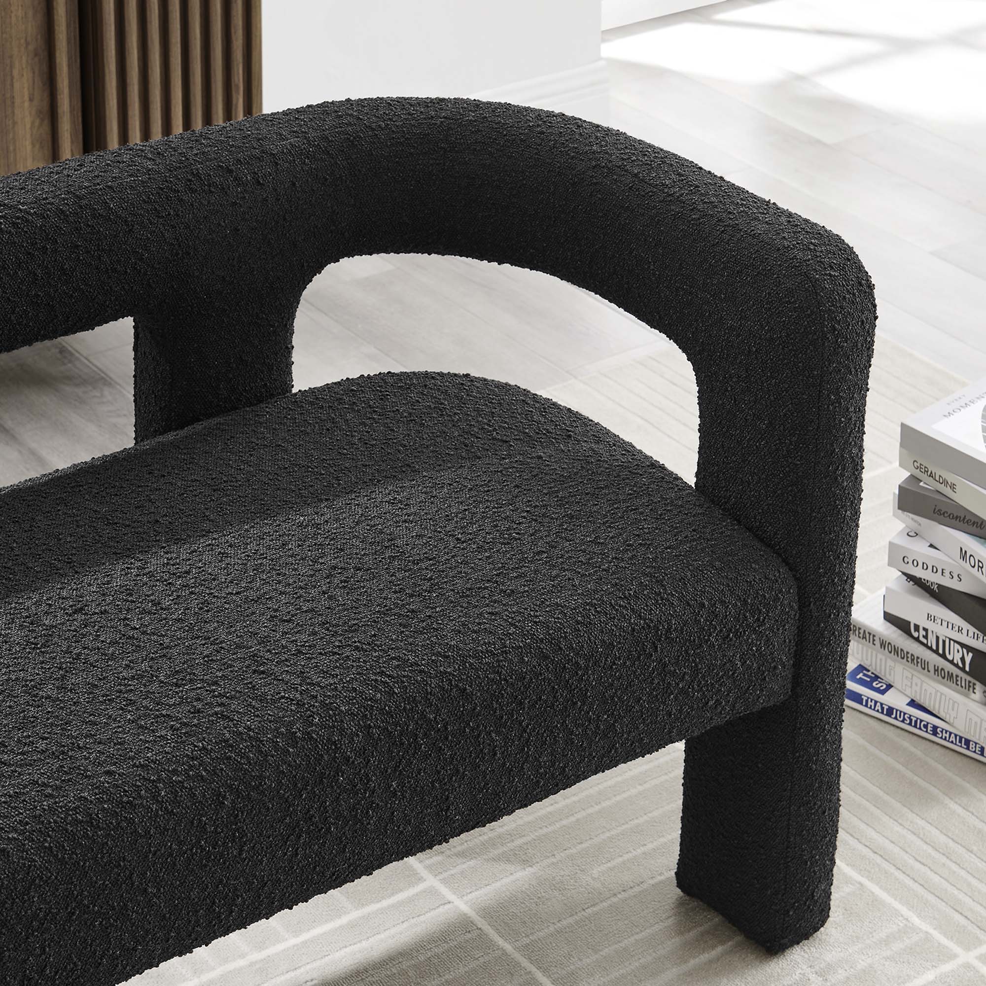 Kayla Boucle Upholstered Loveseat view 5