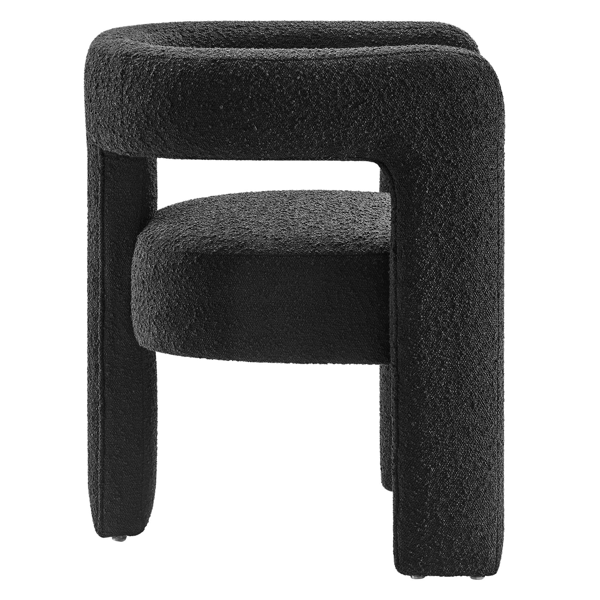 Kayla Boucle Upholstered Armchair view 6