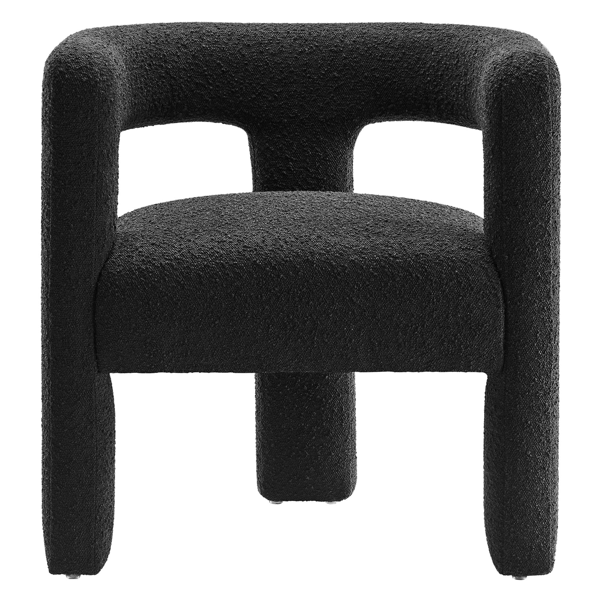 Kayla Boucle Upholstered Armchair view 8