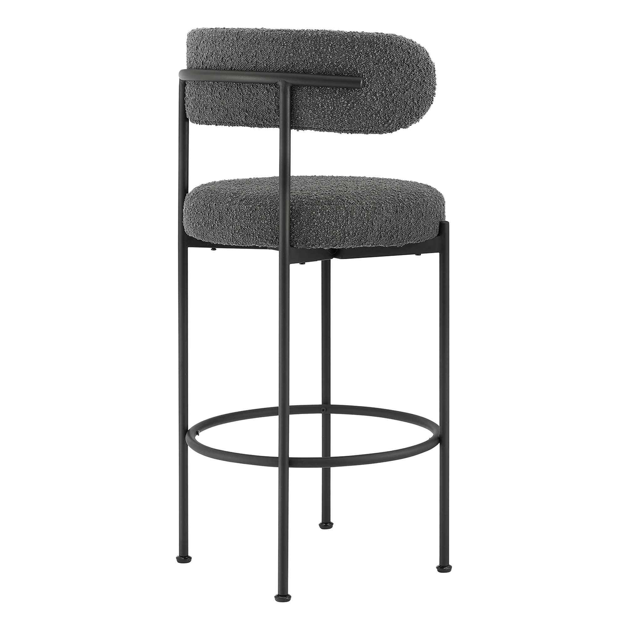 Albie Boucle Fabric Bar Stools - Set of 2 - Image 9