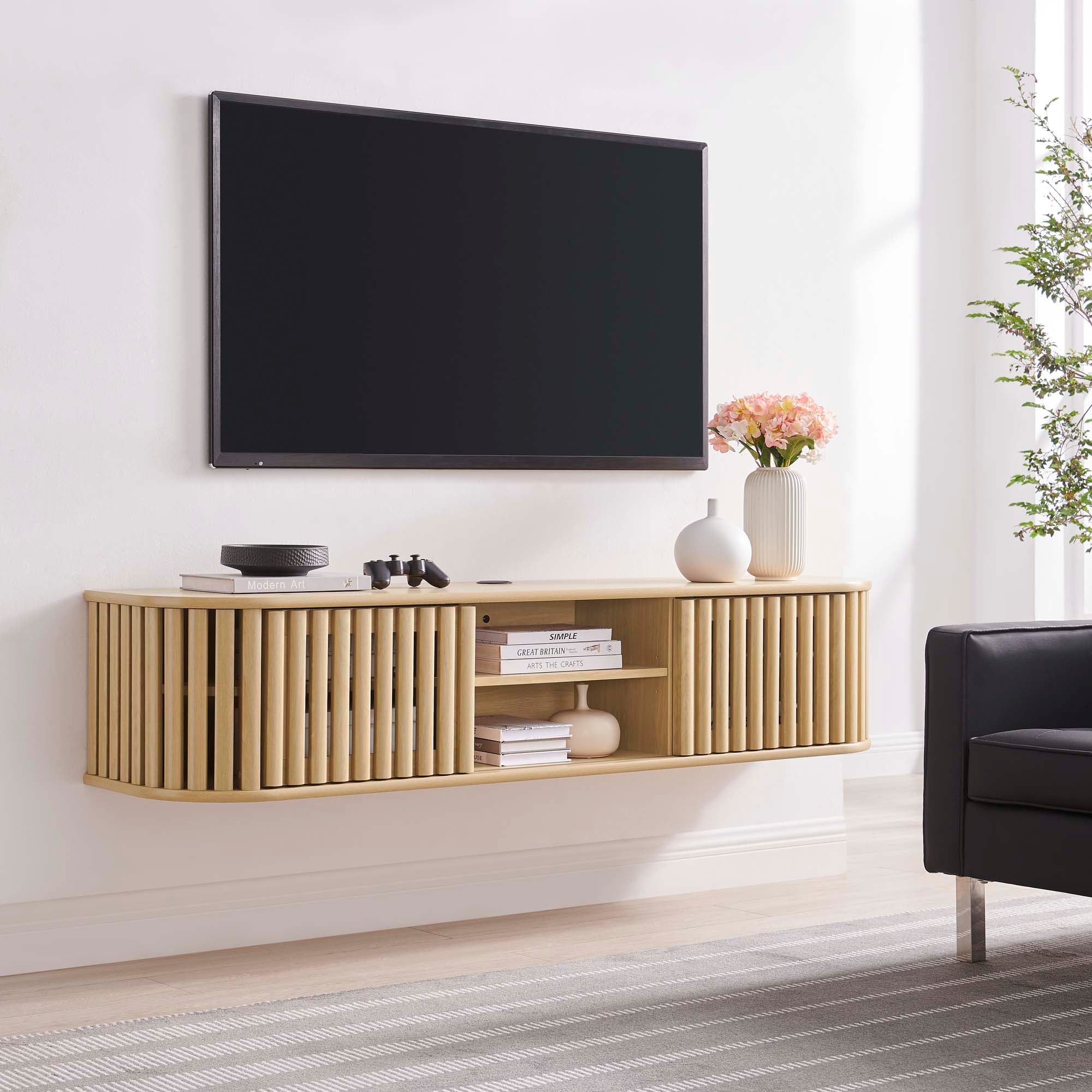 Fortitude 63″ Wall-Mounted TV Stand view 2