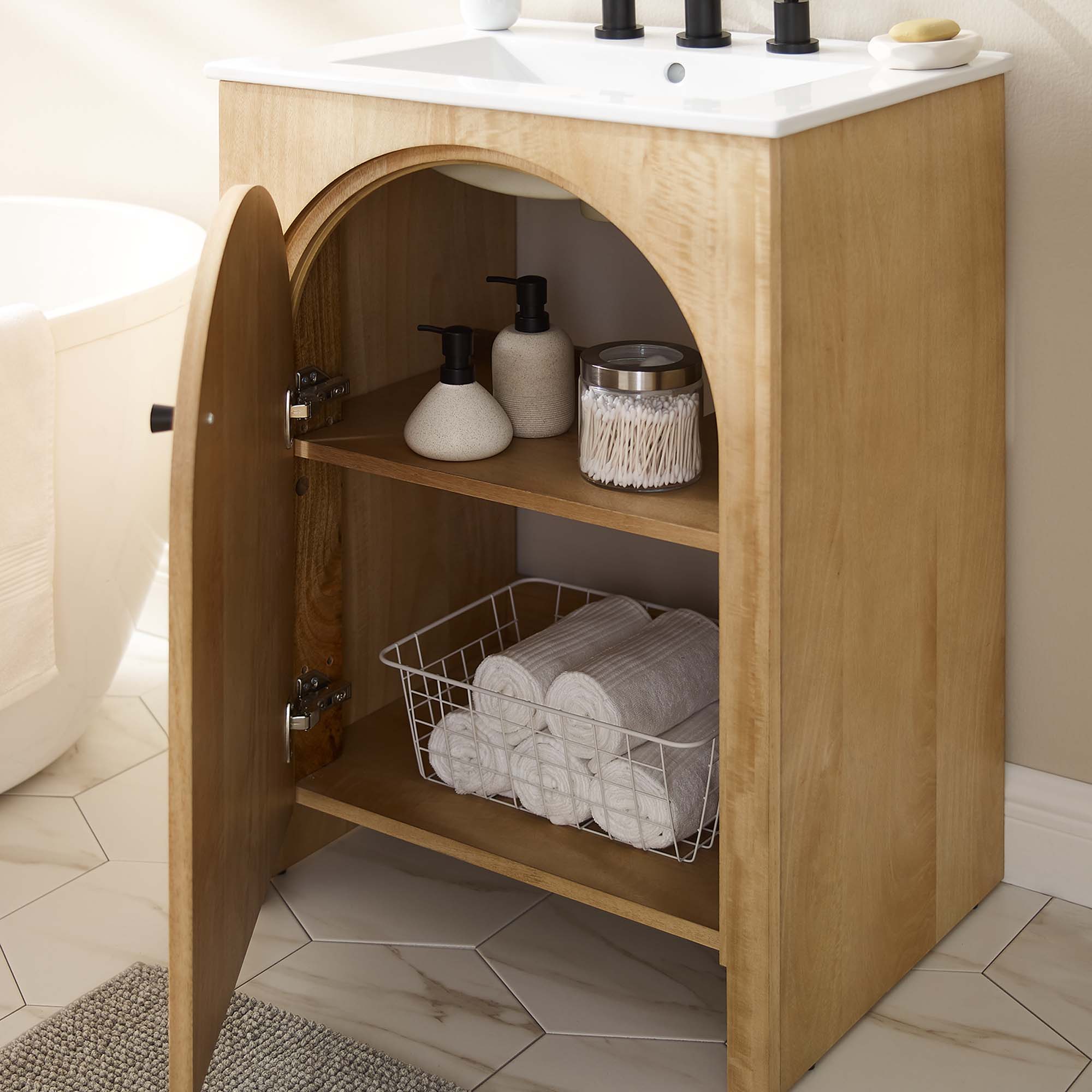 Appia Bathroom Cabinet Basin Not Included view 5