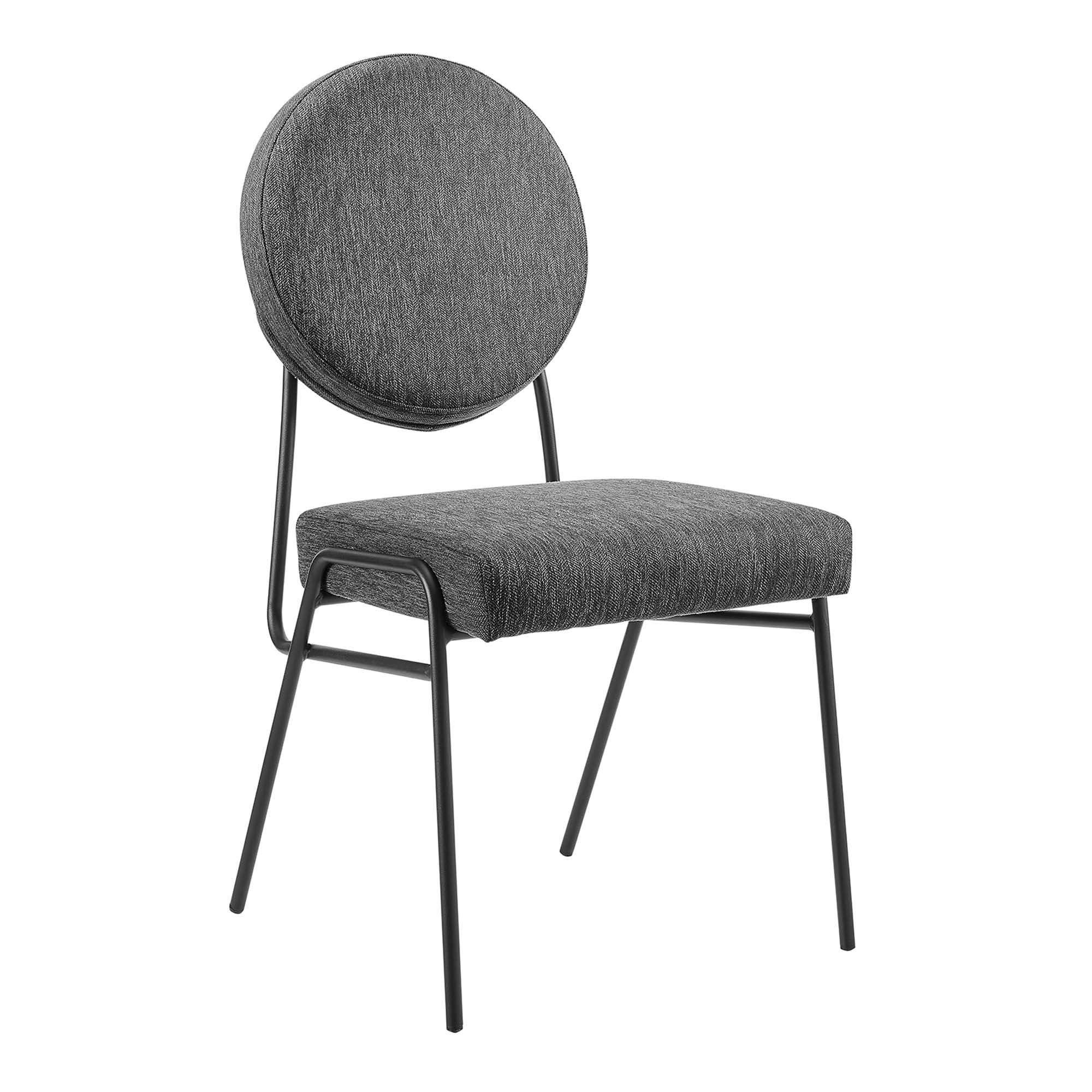 Craft Upholstered Fabric Dining Side Chairs – Set of 2 view 1