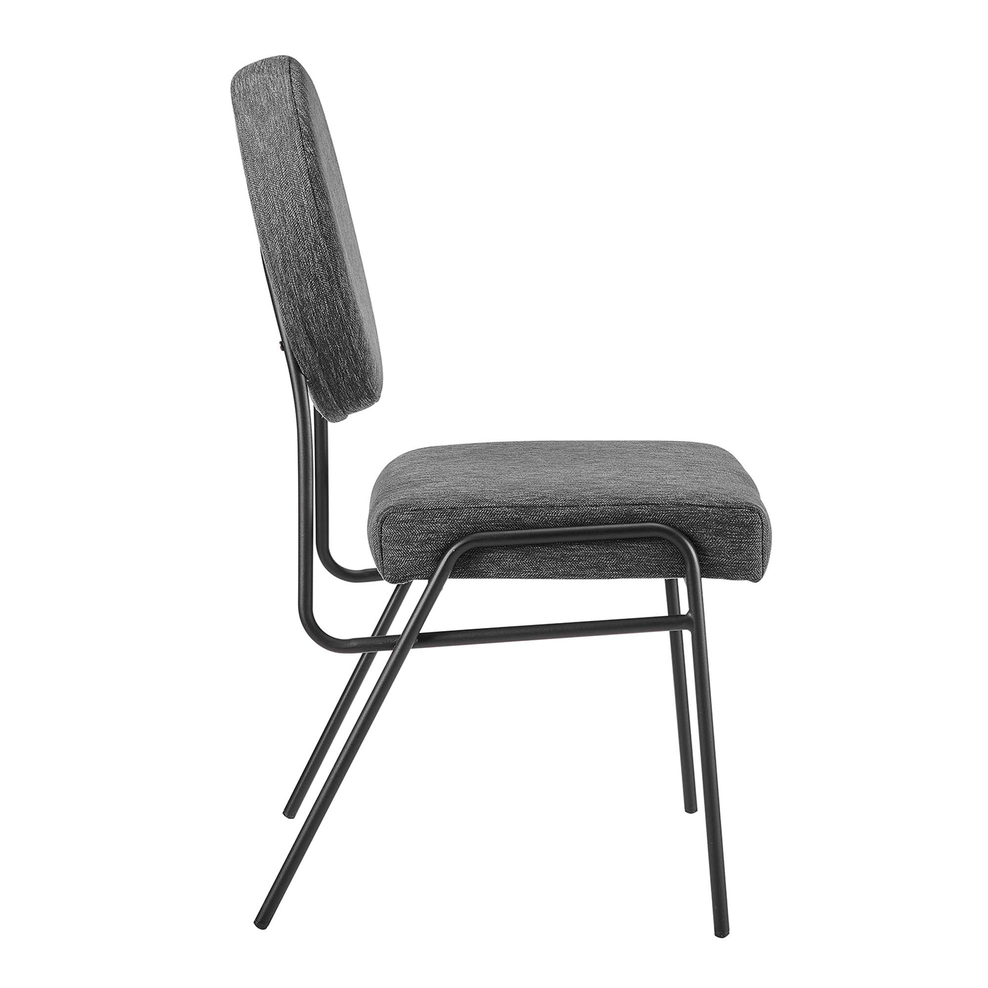 Craft Upholstered Fabric Dining Side Chairs – Set of 2 view 8