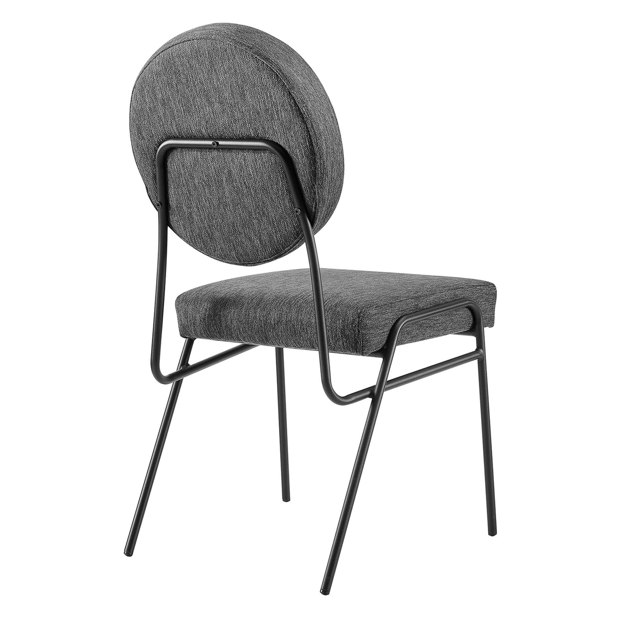Craft Upholstered Fabric Dining Side Chairs - Set of 2 - Image 9