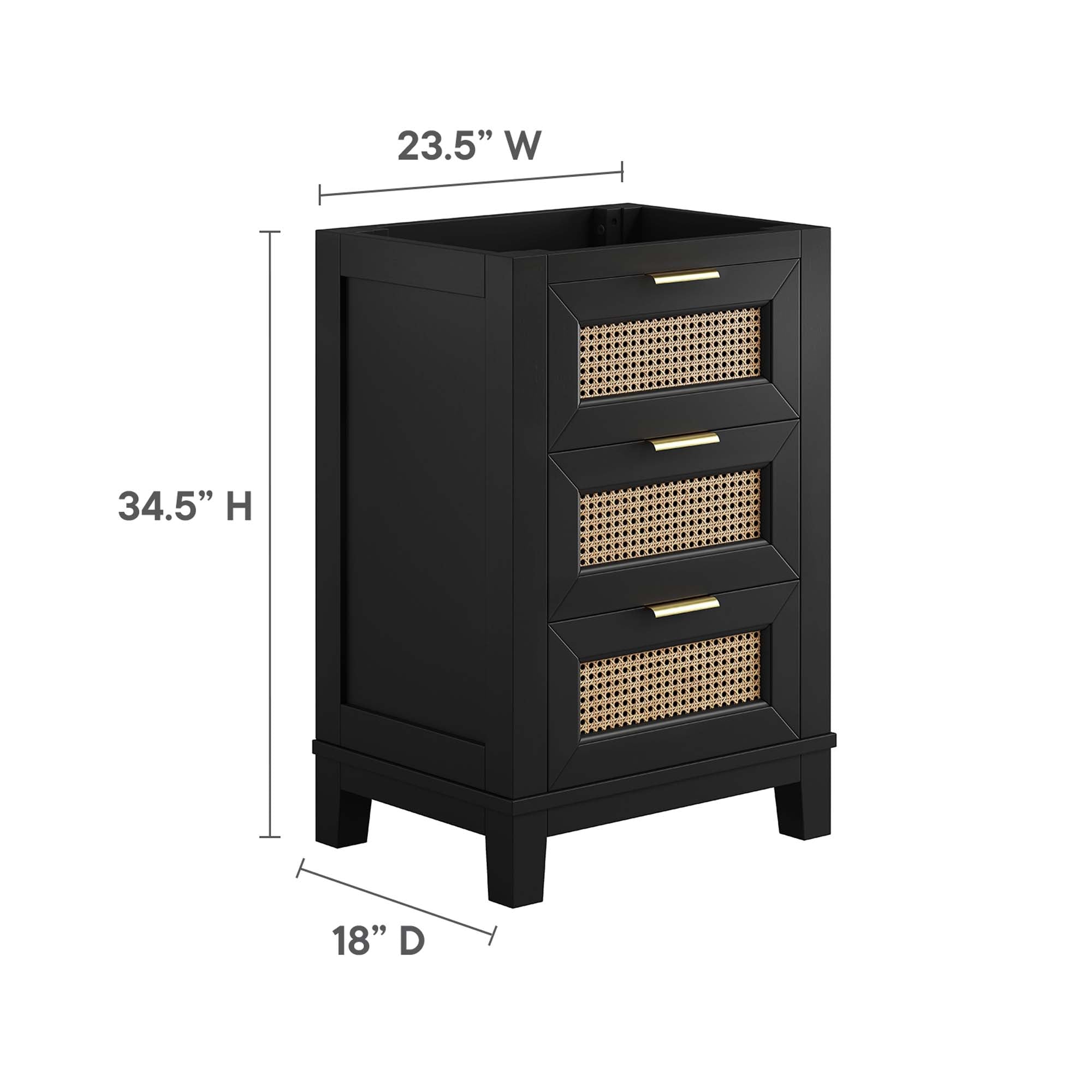 Dixie Bathroom Cabinet Basin Not Included view 4