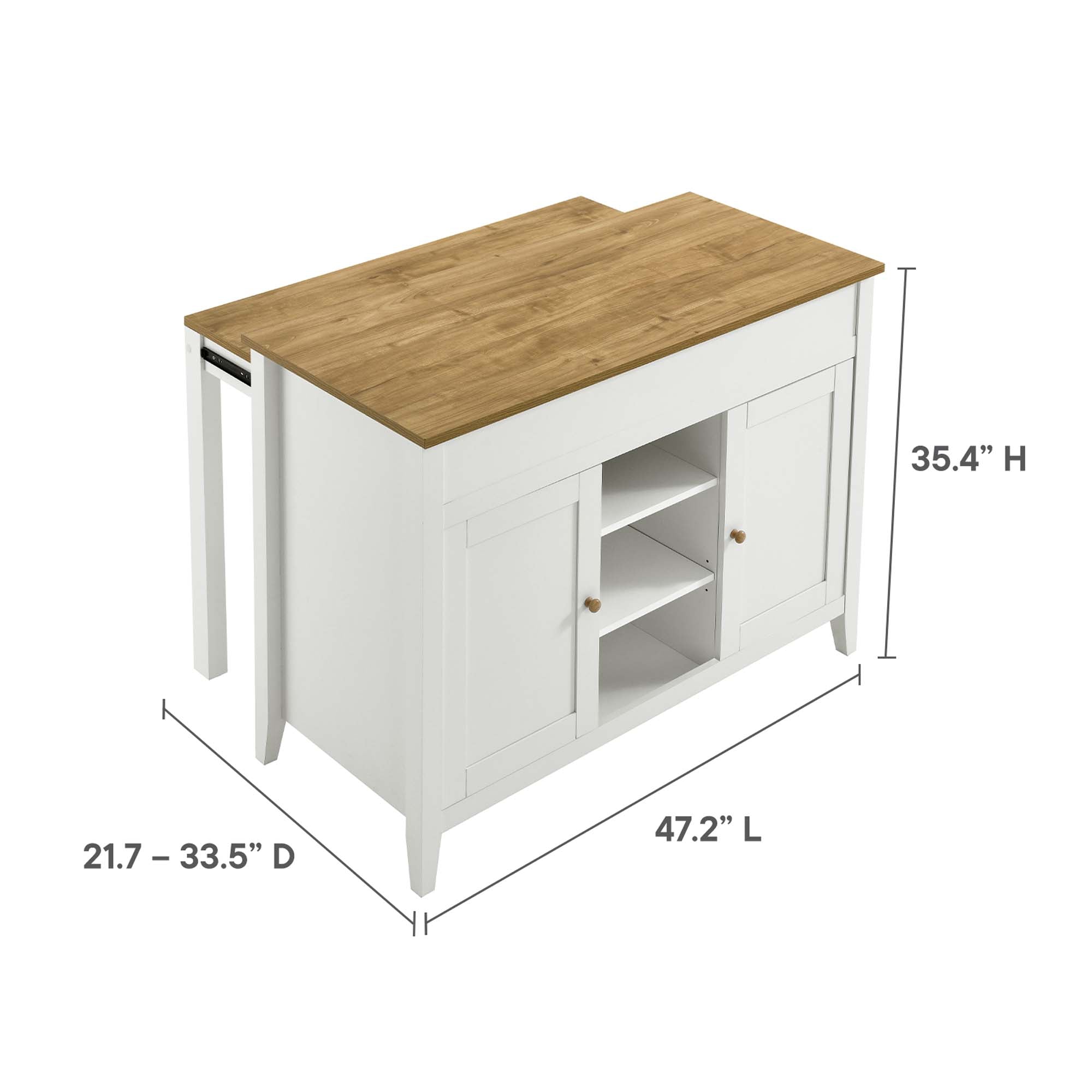 Garland Kitchen Island view 4