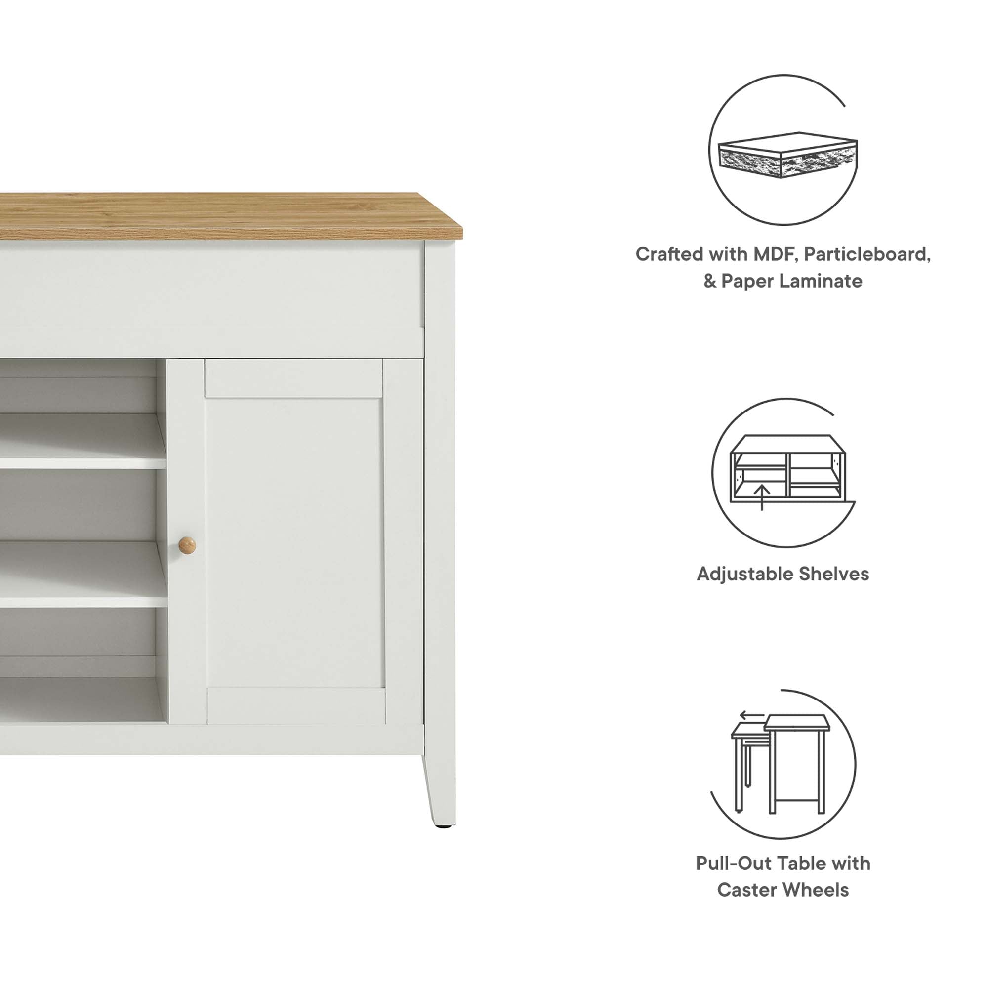 Garland Kitchen Island view 3