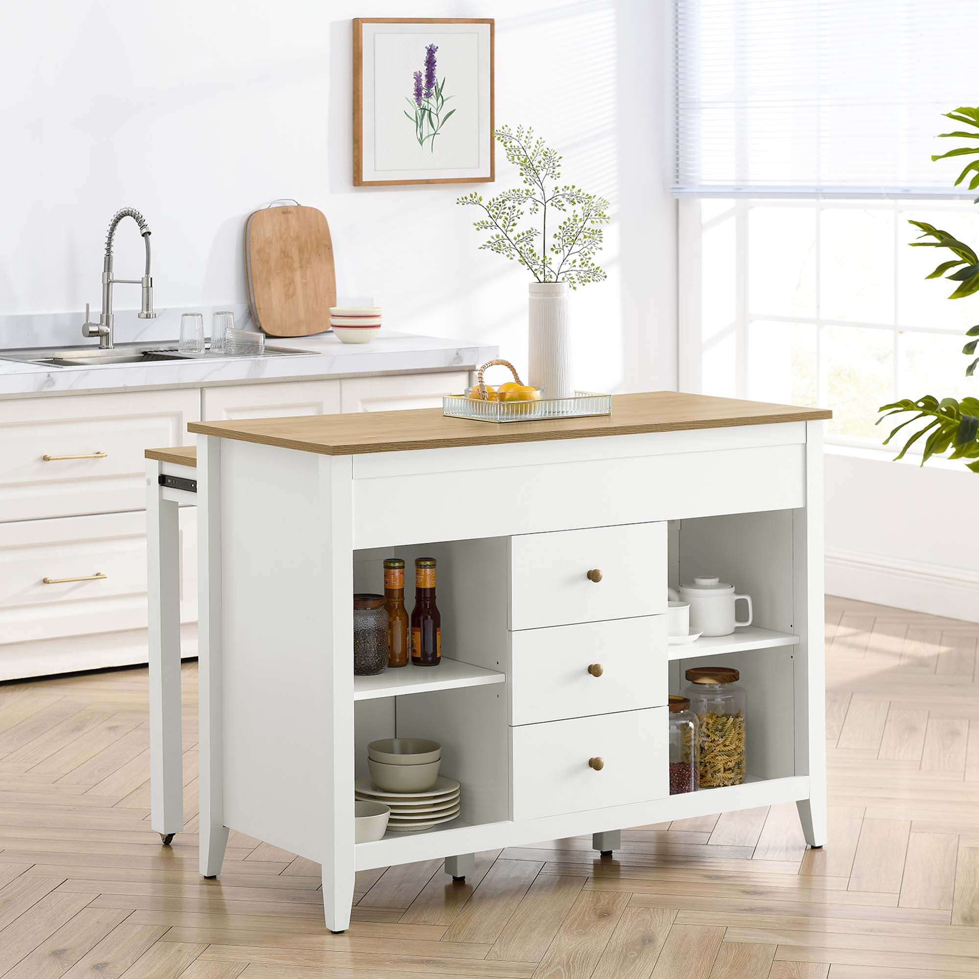 Farmstead Kitchen Island view 2