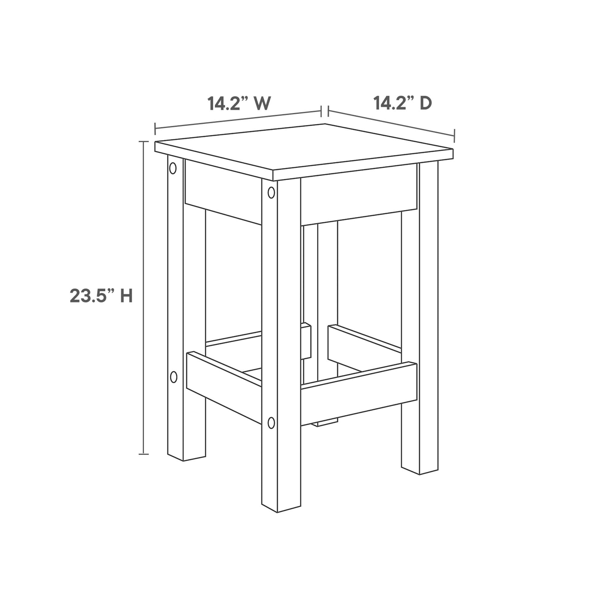 Galley 3-Piece Kitchen Island and Stool Set - Image 5