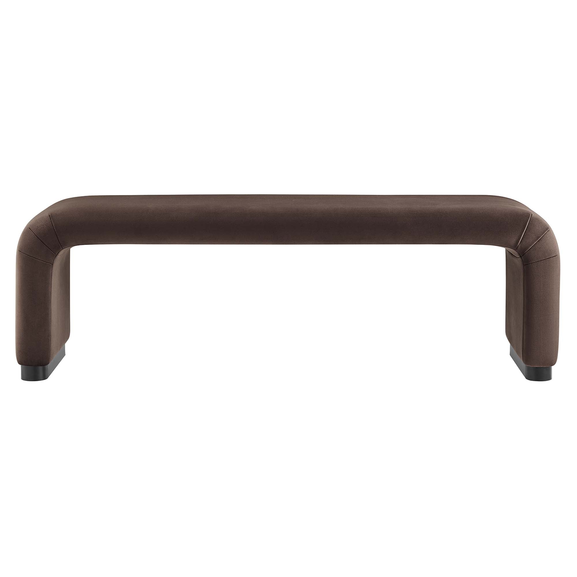 Koda Performance Velvet Waterfall Long Bench view 7