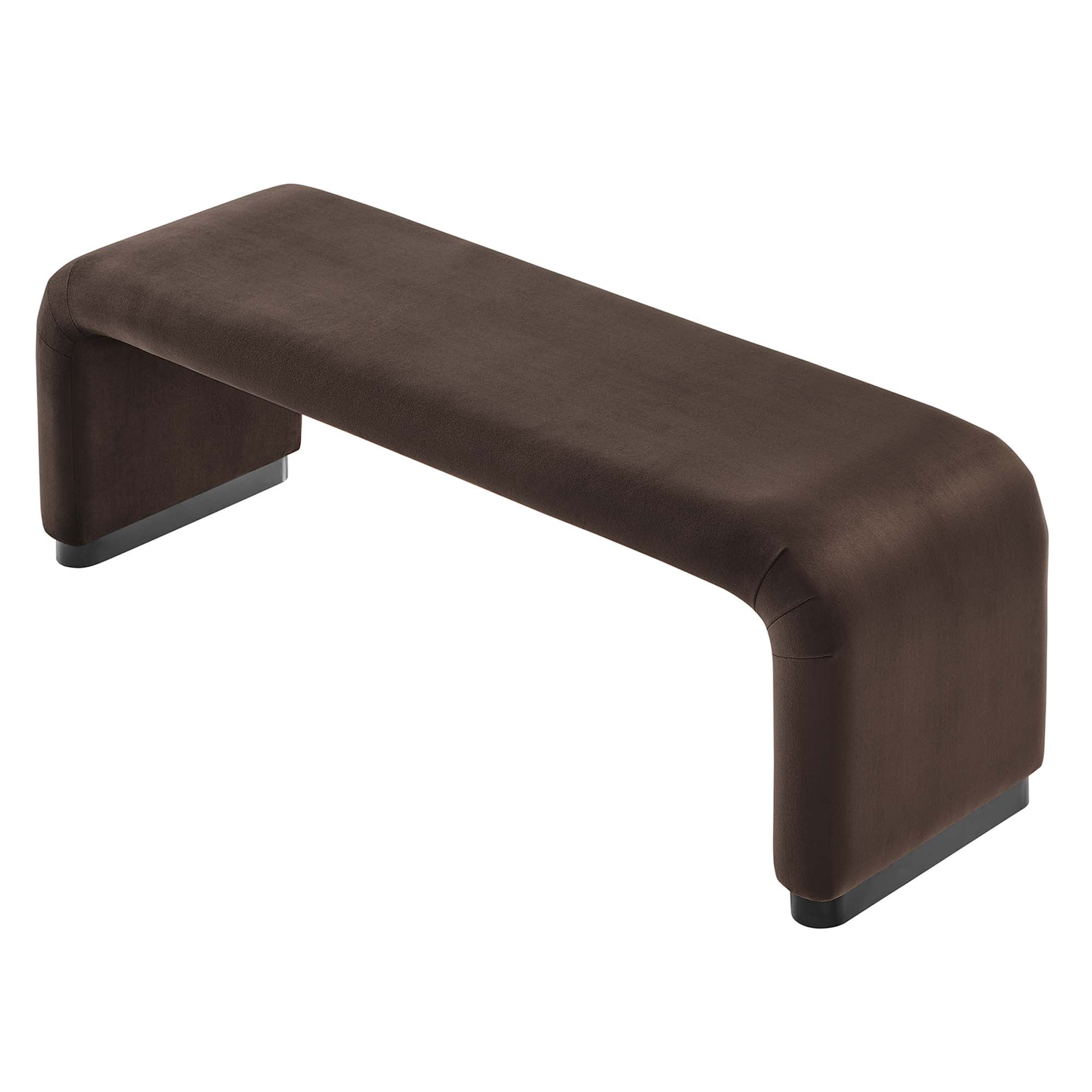 Koda Performance Velvet Waterfall Long Bench view 8