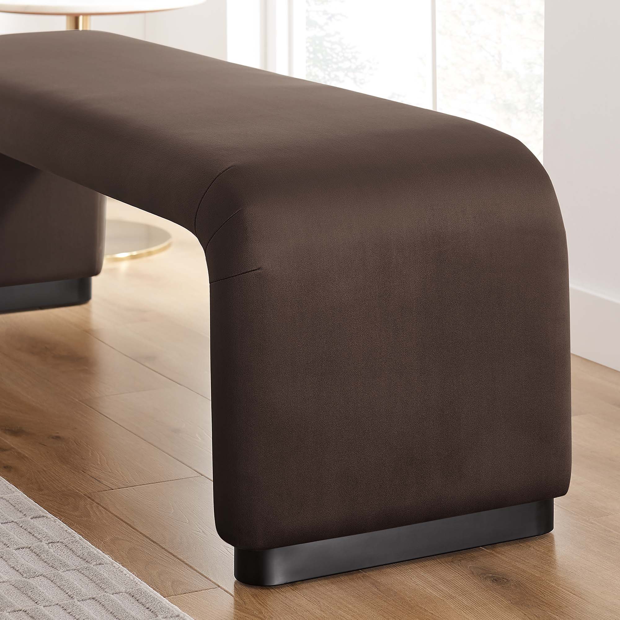 Koda Performance Velvet Waterfall Long Bench view 5